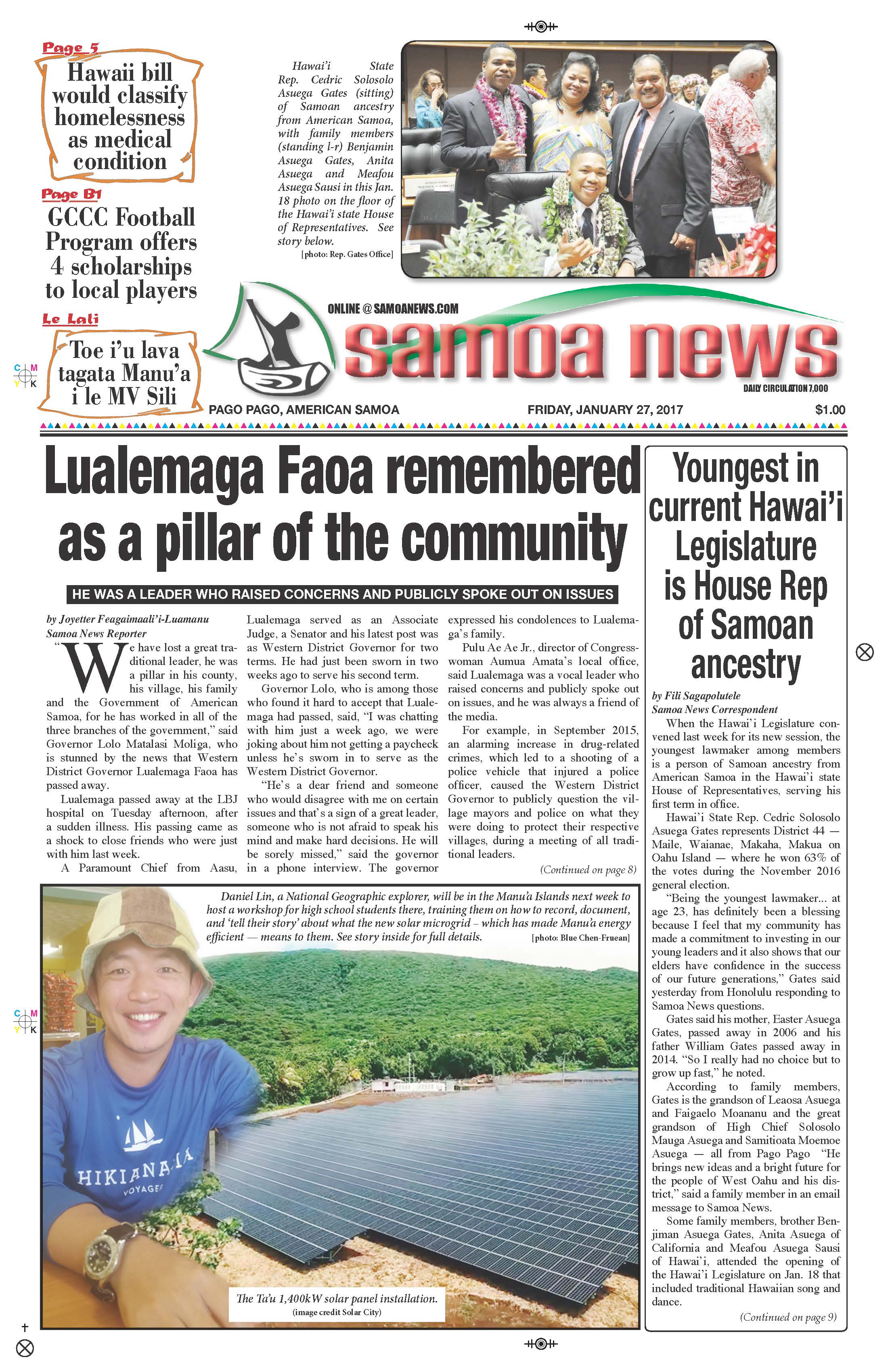 SN News Friday, Jan. 27, 2017