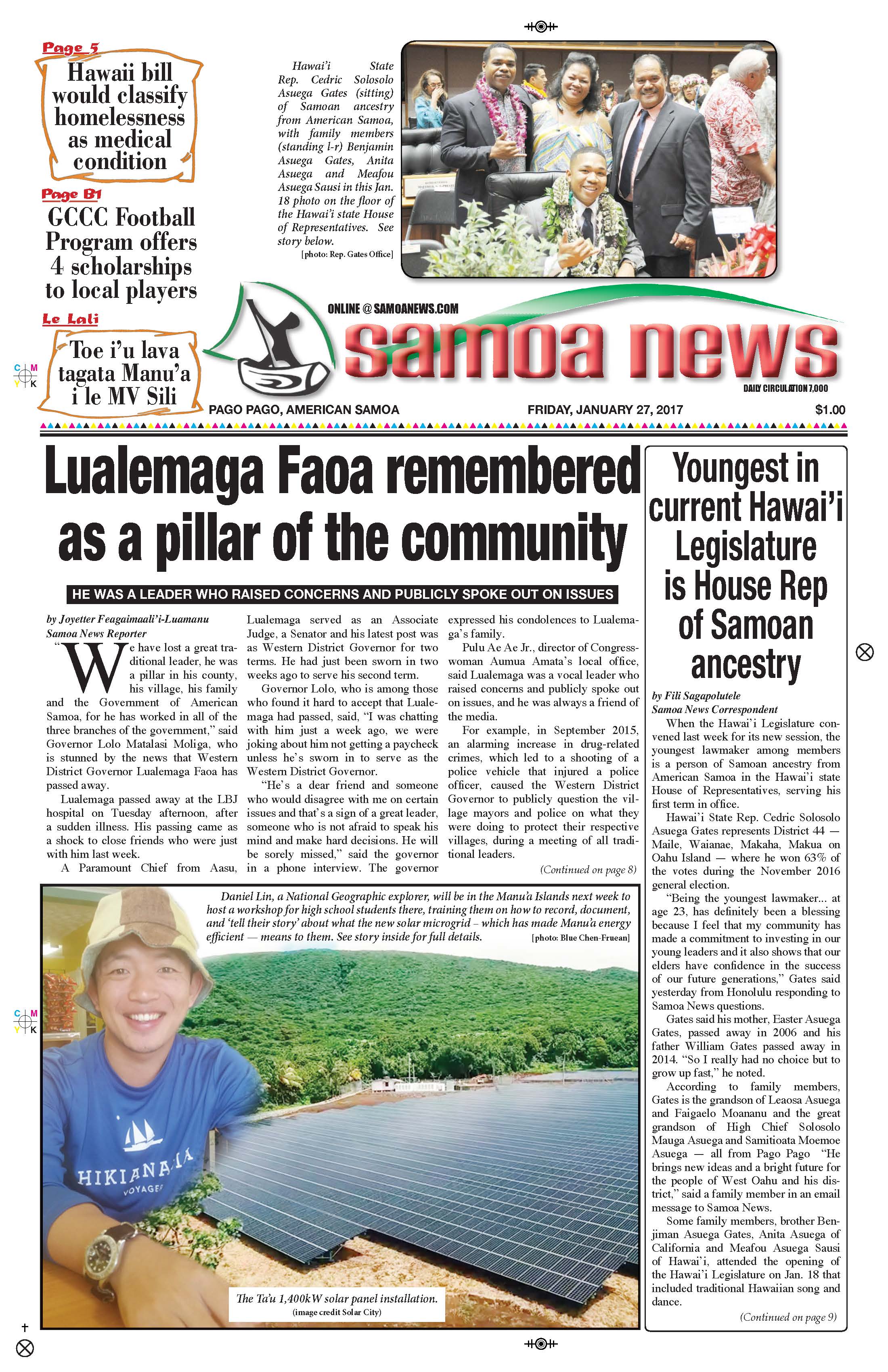 SN News Monday, Jan. 30, 2017