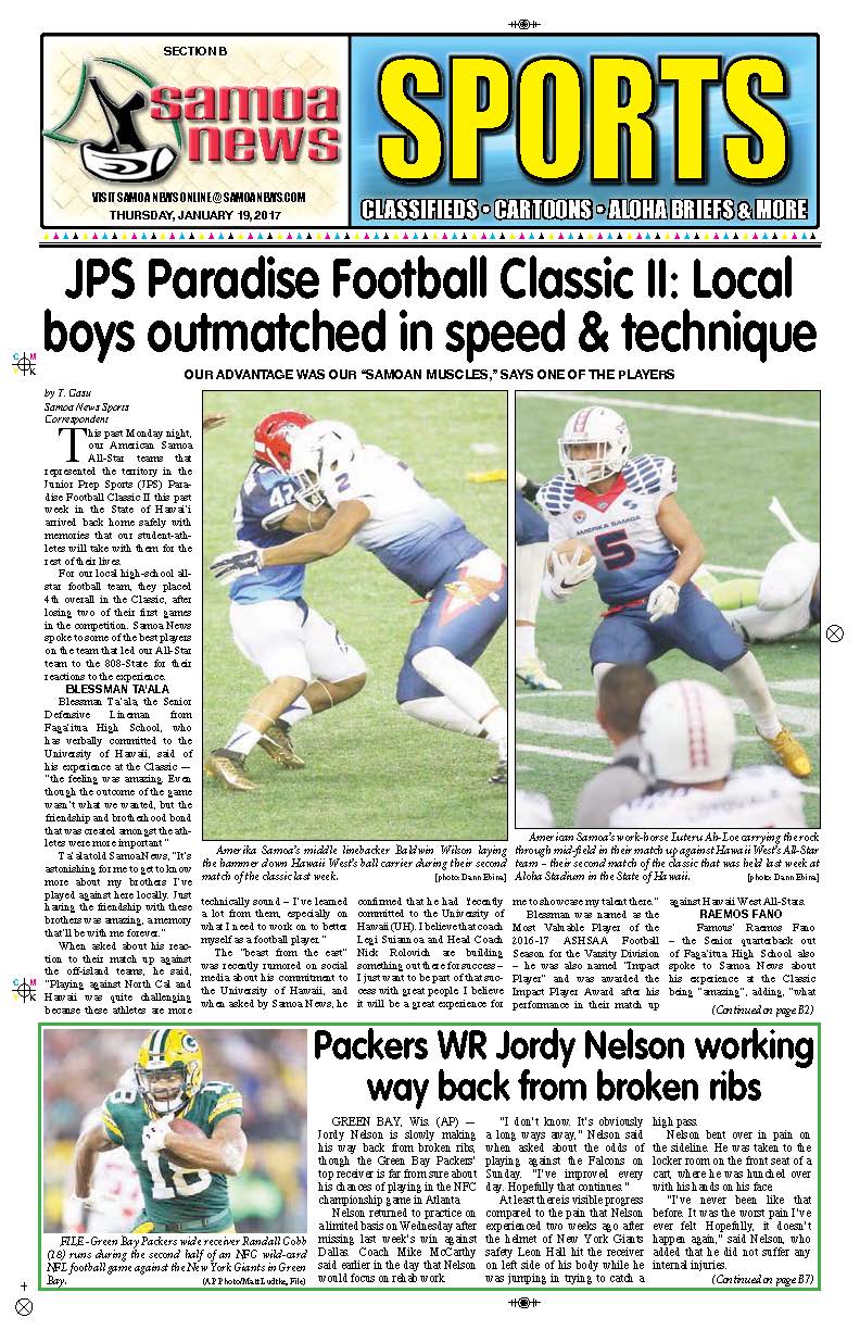 SN Sports Thursday, Jan. 19, 2017