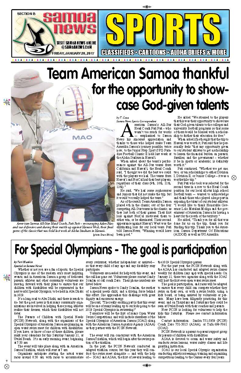 SN Sports Friday, Jan. 20, 2017