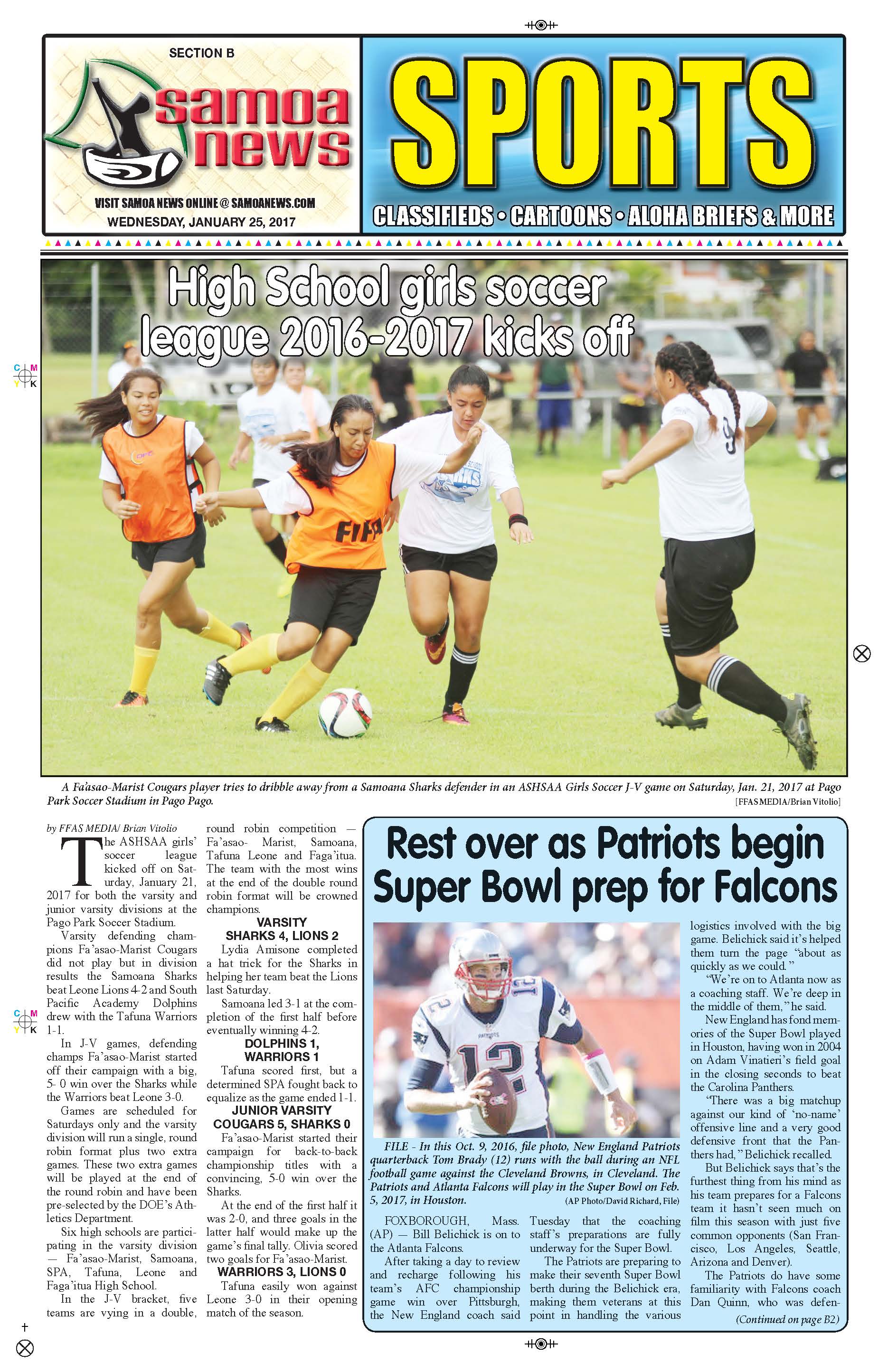 SN Sports Wednesday Jan. 25, 2017