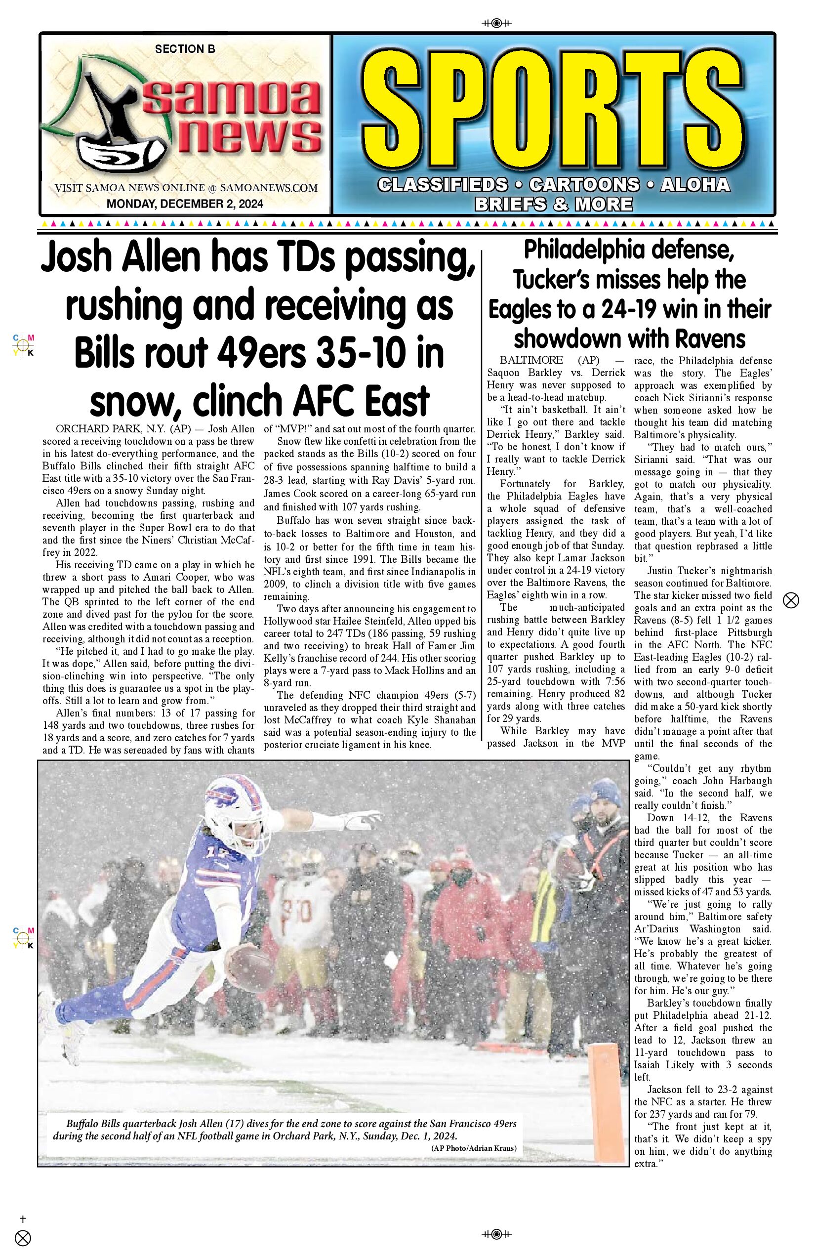 SN Sports Monday, December 02, 2024