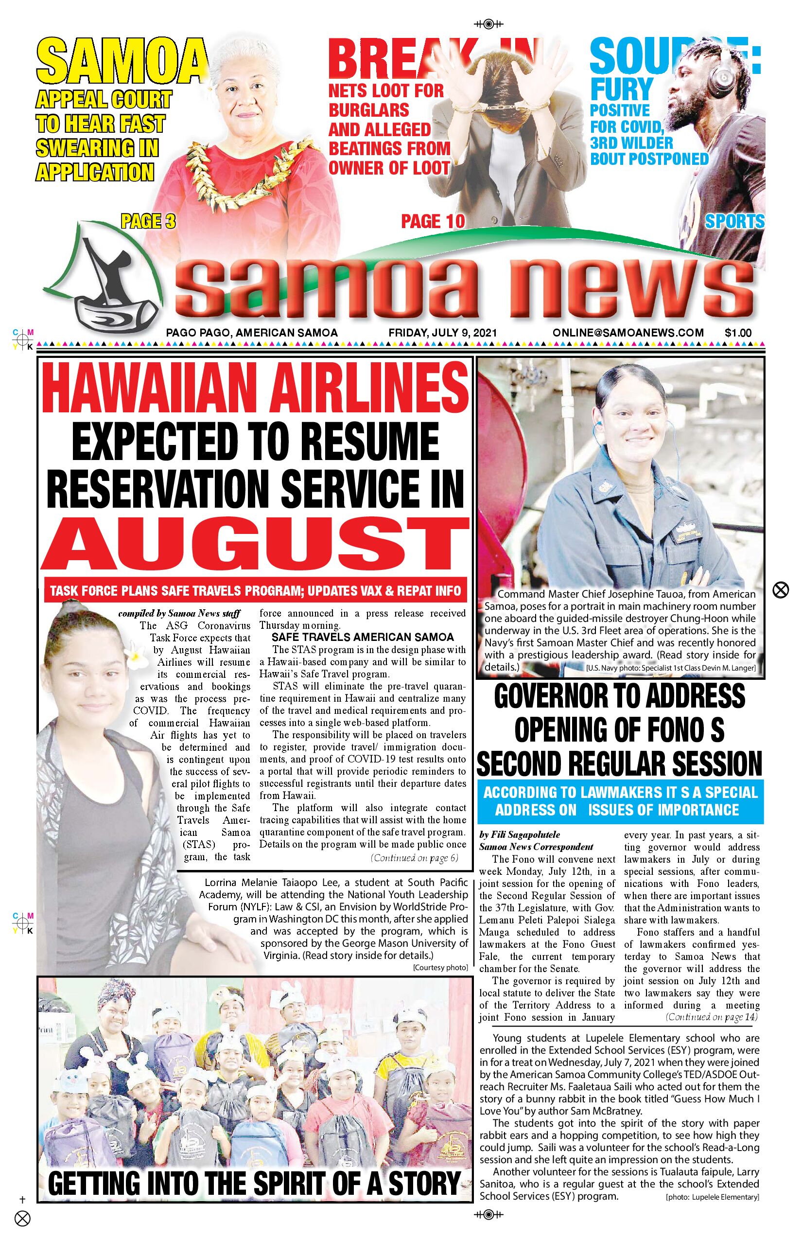 SN News Friday, July 09, 2021