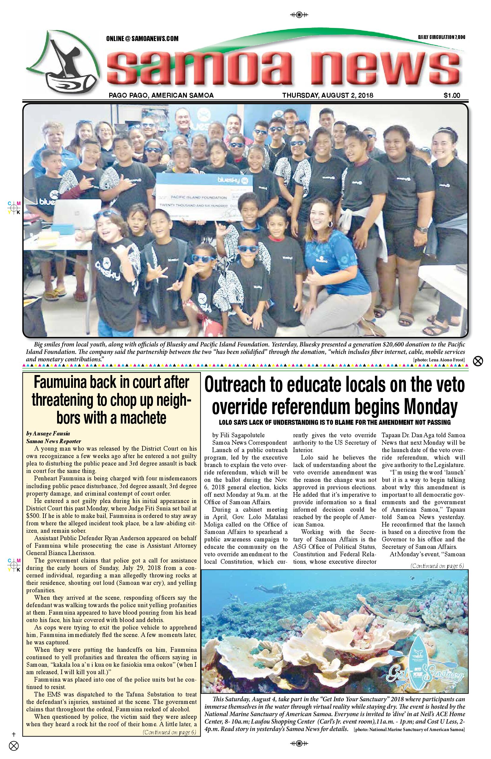 SN News Thursday, August 02, 2018