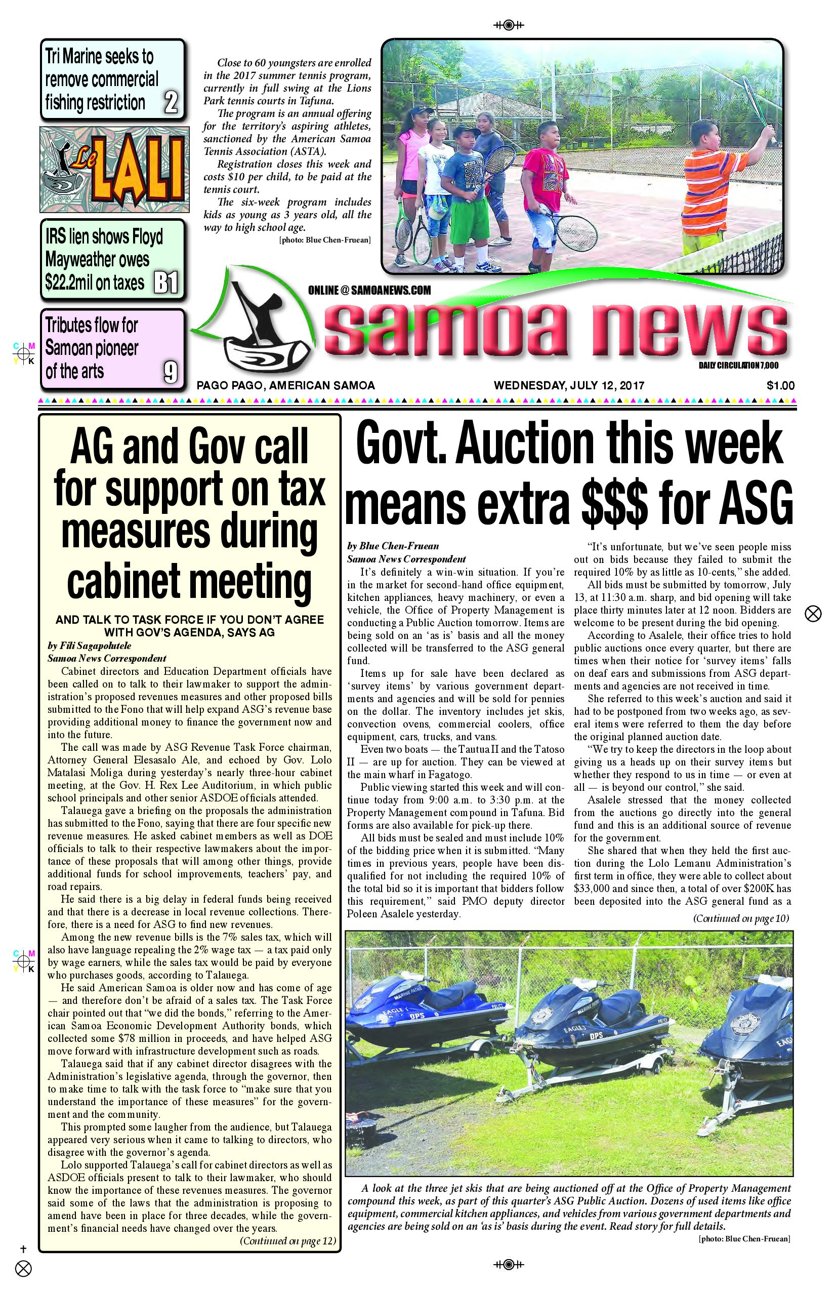 SN News Wednesday July 12, 2017