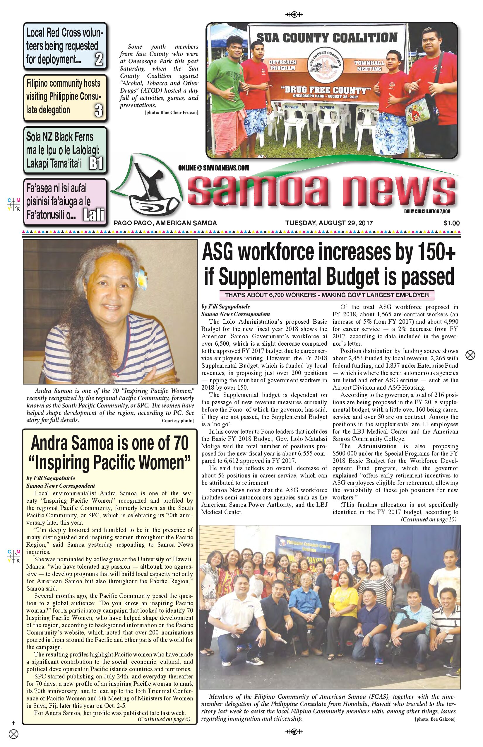 SN News Tuesday Aug. 29, 2017