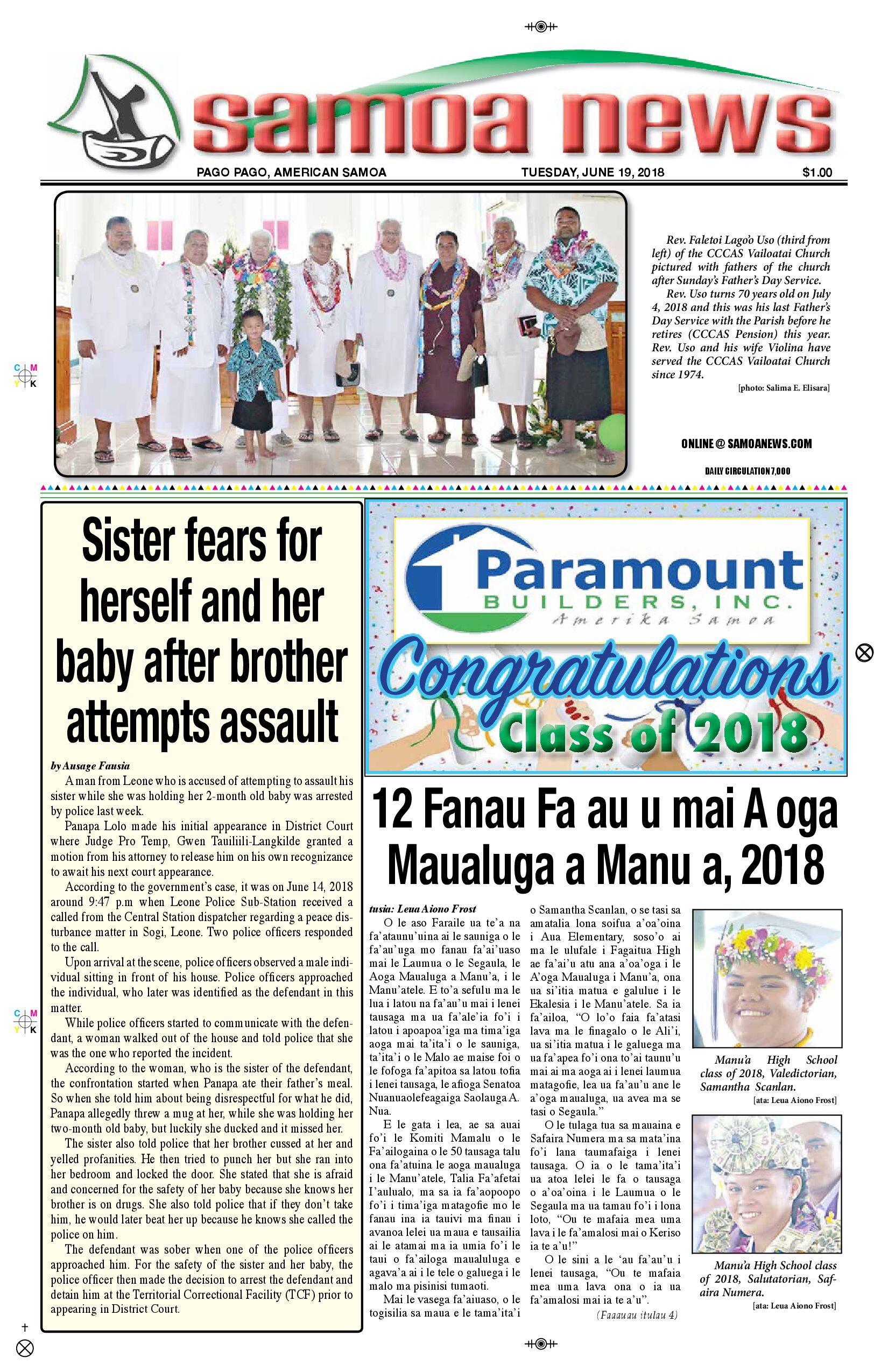 SN News Tuesday, June 19, 2018