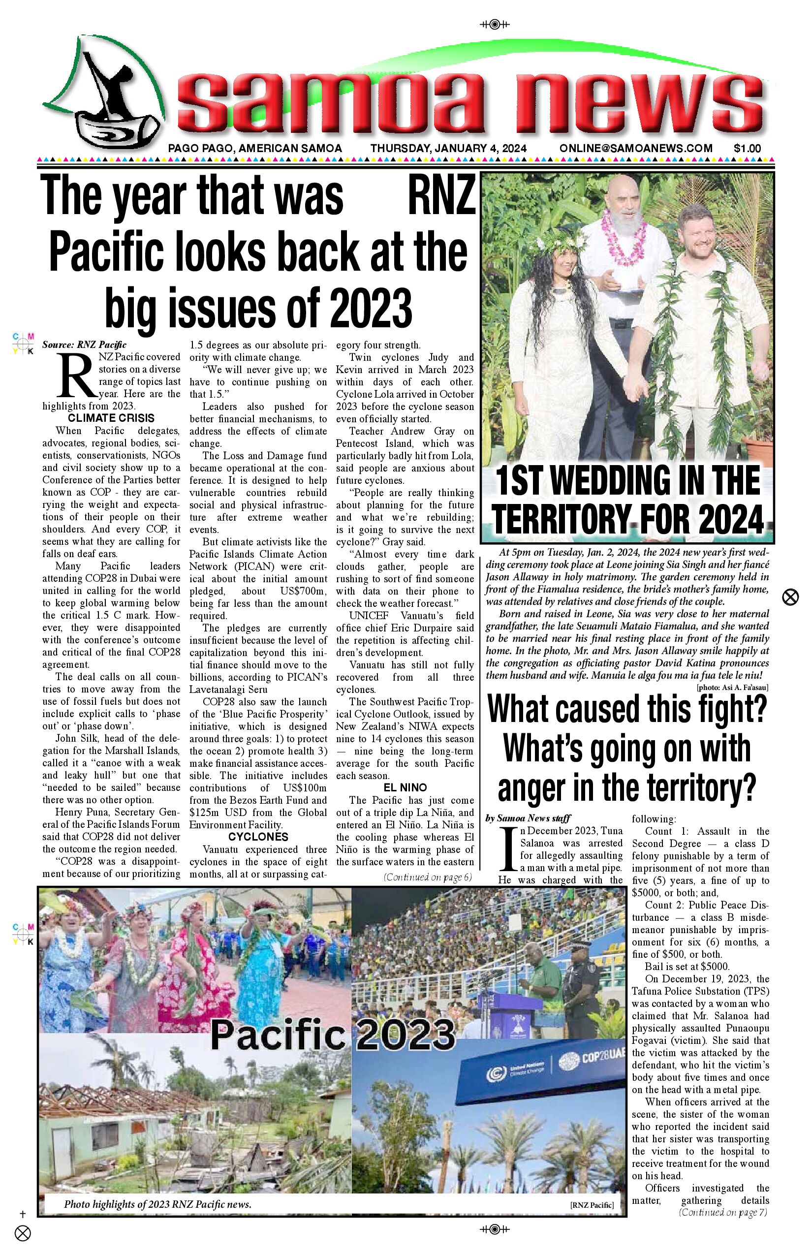 SN News Thursday, January 04, 2024