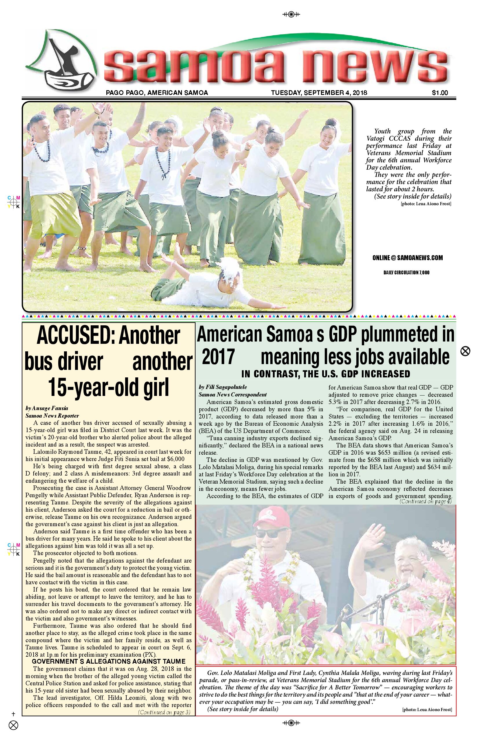 SN News Tuesday, September 04, 2018