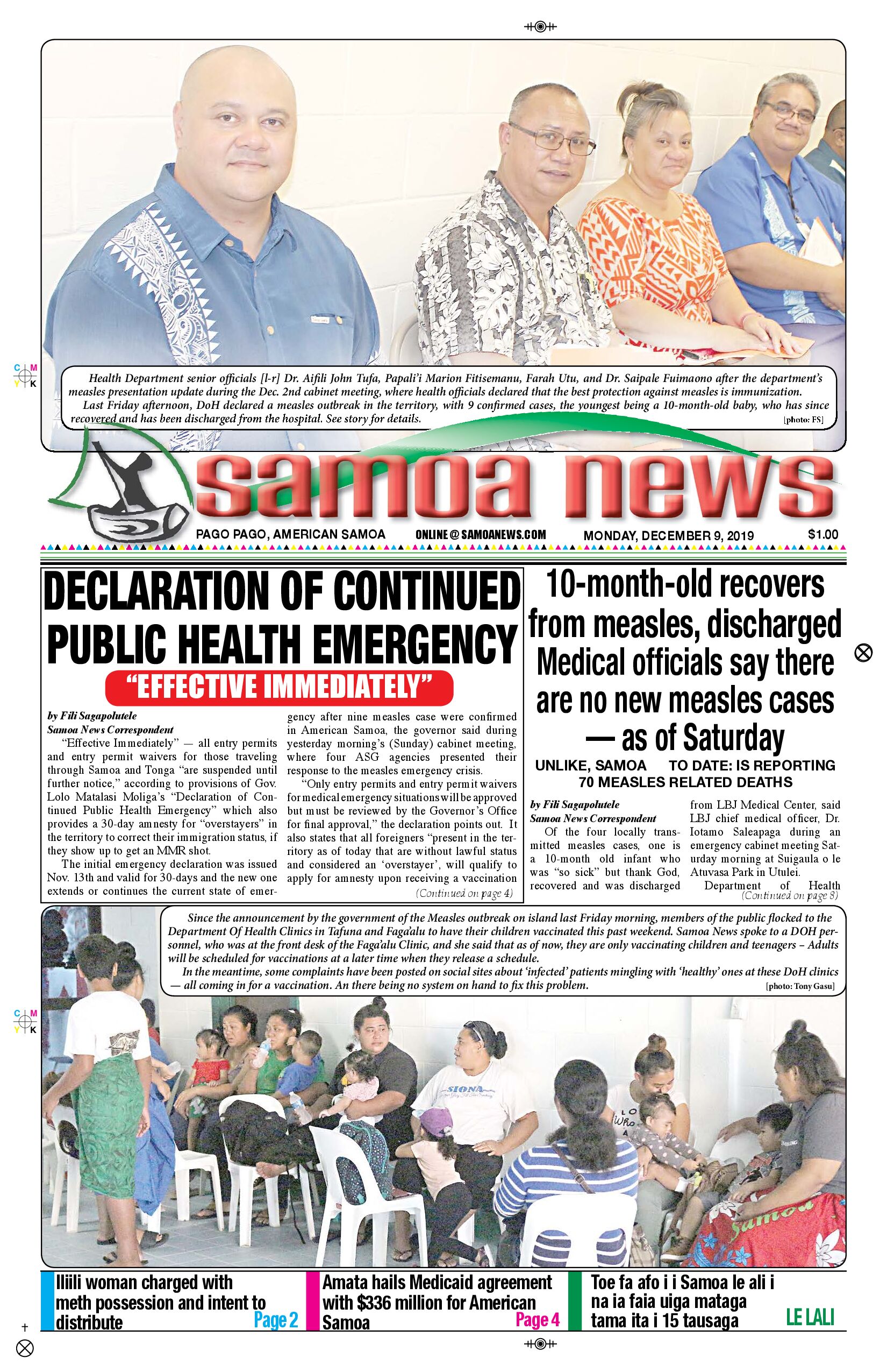 SN News Monday, December 09, 2019