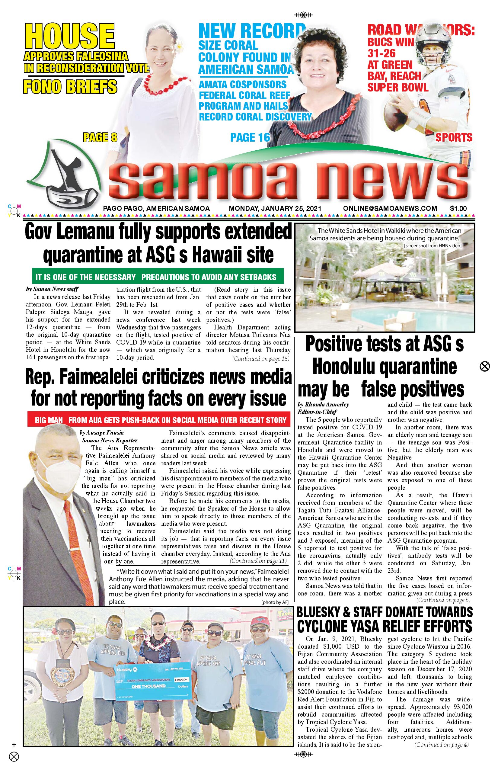 SN News Monday, Jan. 25, 2021