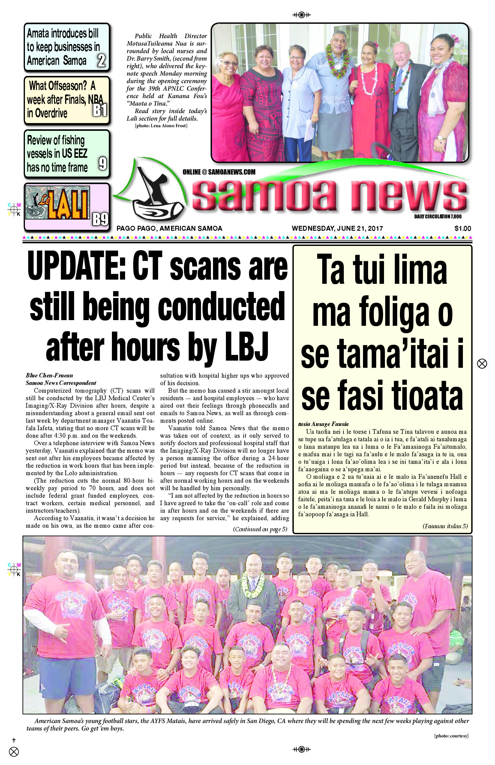 SN News Wednesday June 21, 2017