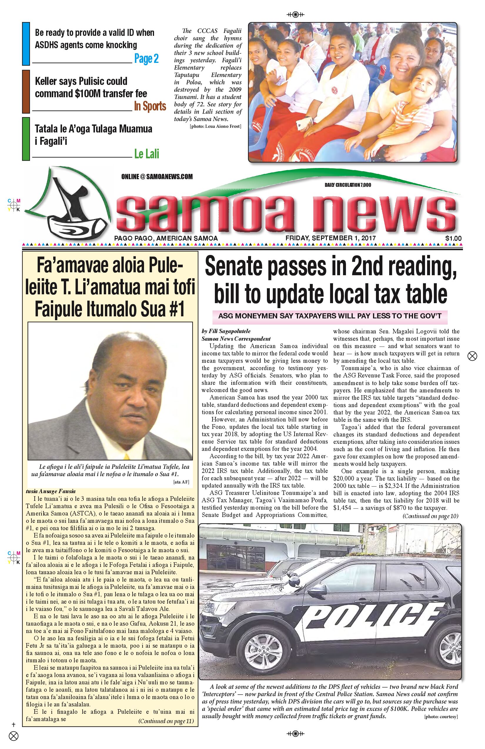 SN News Friday, Sept. 01, 2017