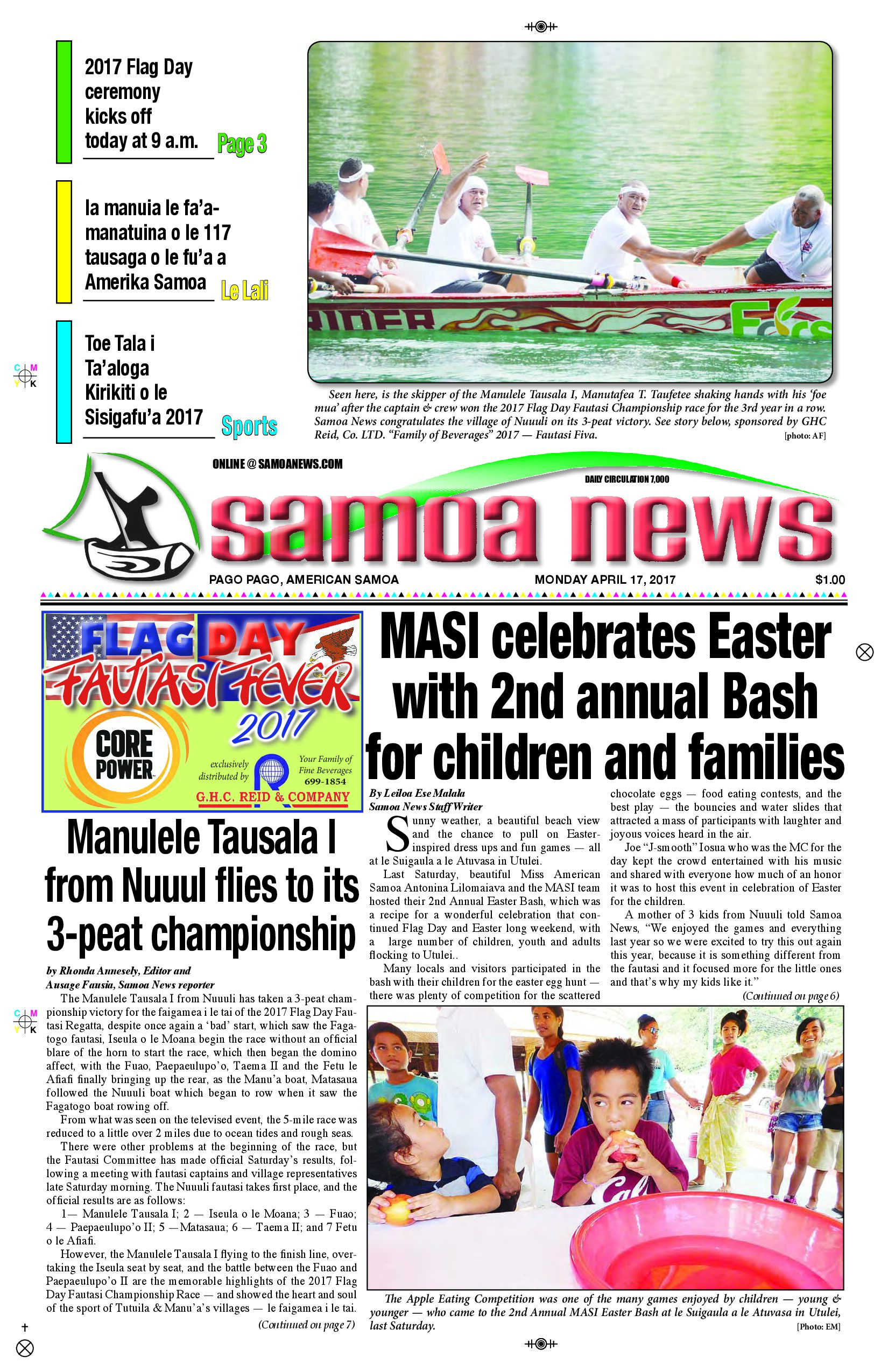 SN News Monday, April 17, 2017