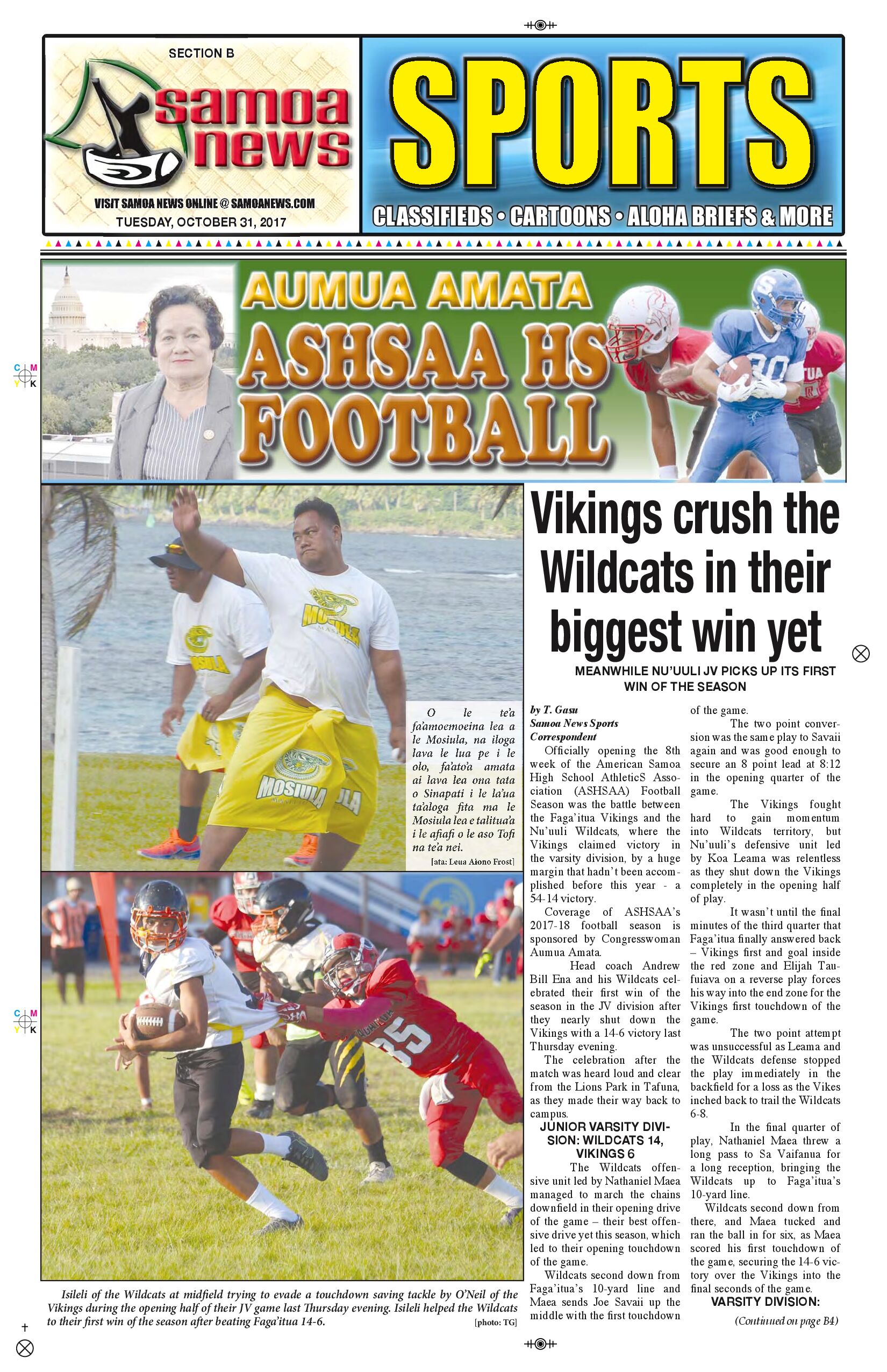 SN Sports Tuesday Oct. 31, 2017