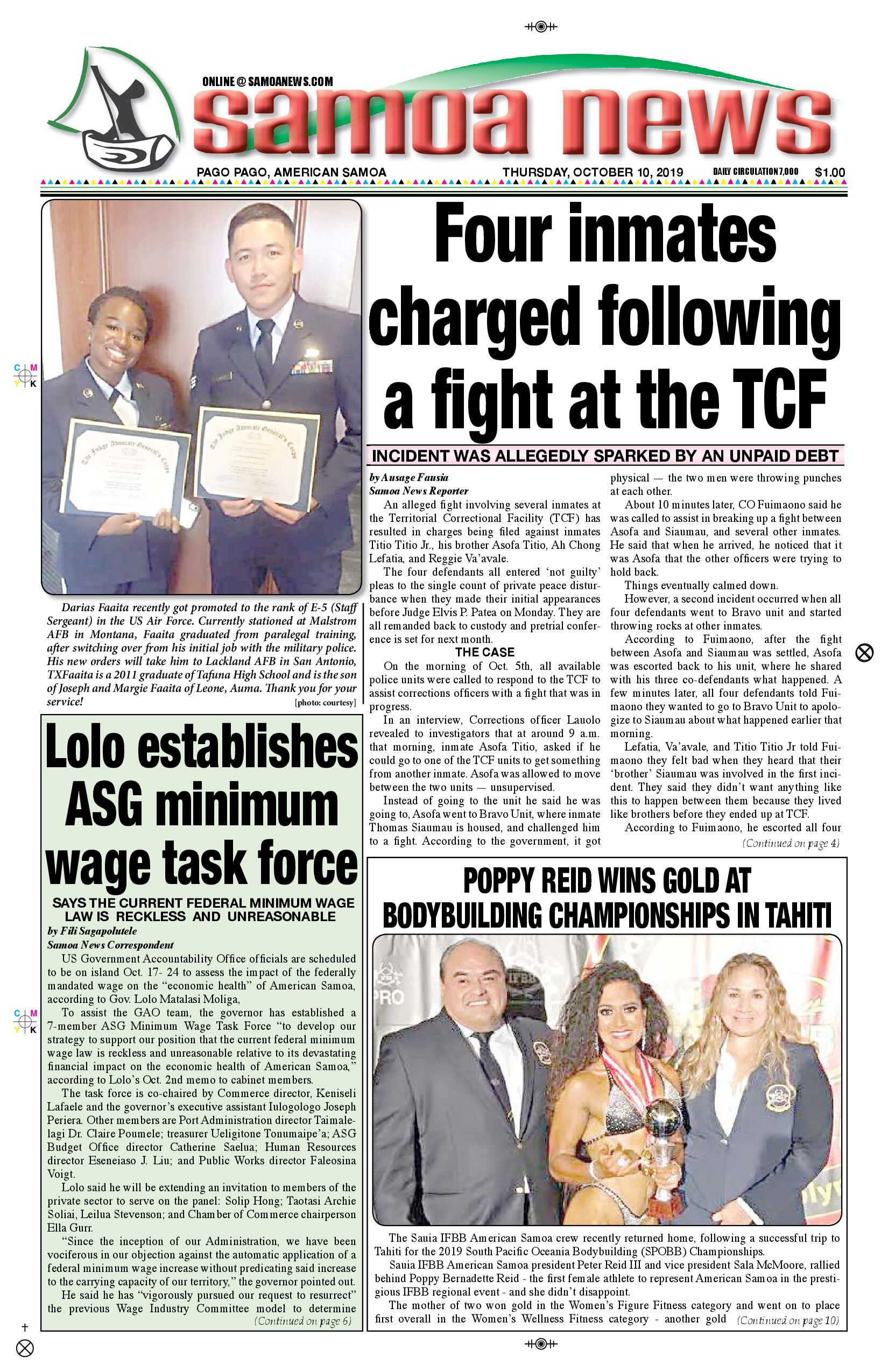 SN News Thursday, October 10, 2019