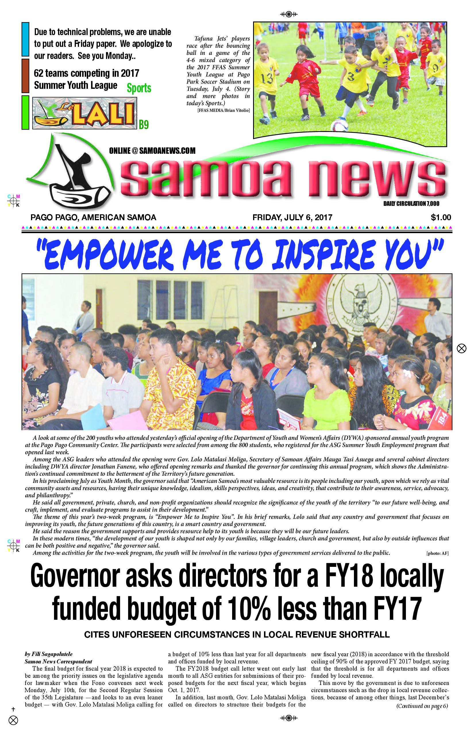 SN News Thursday, July 6, 2017