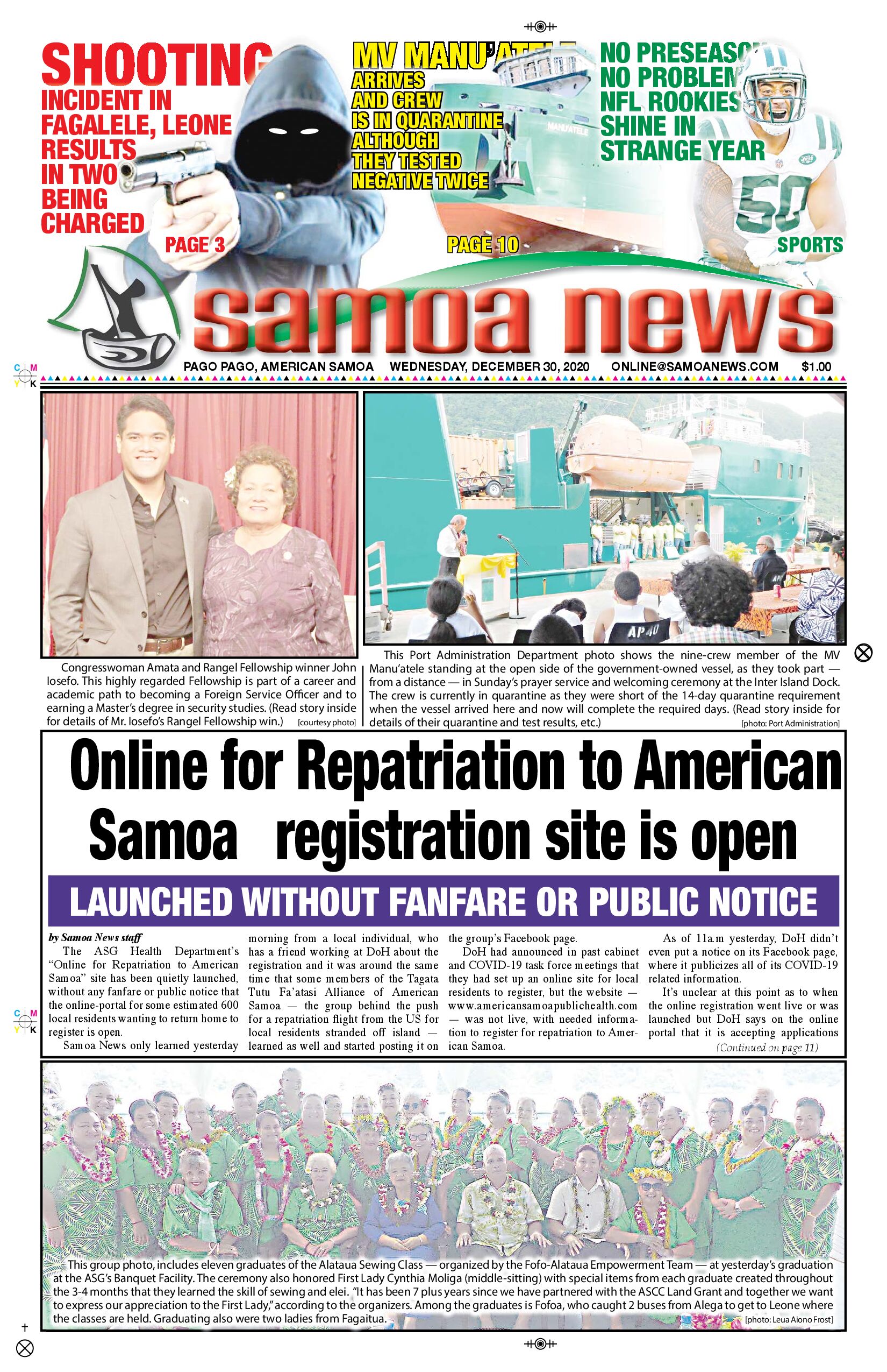 SN News Wednesday, Dec. 30, 2020