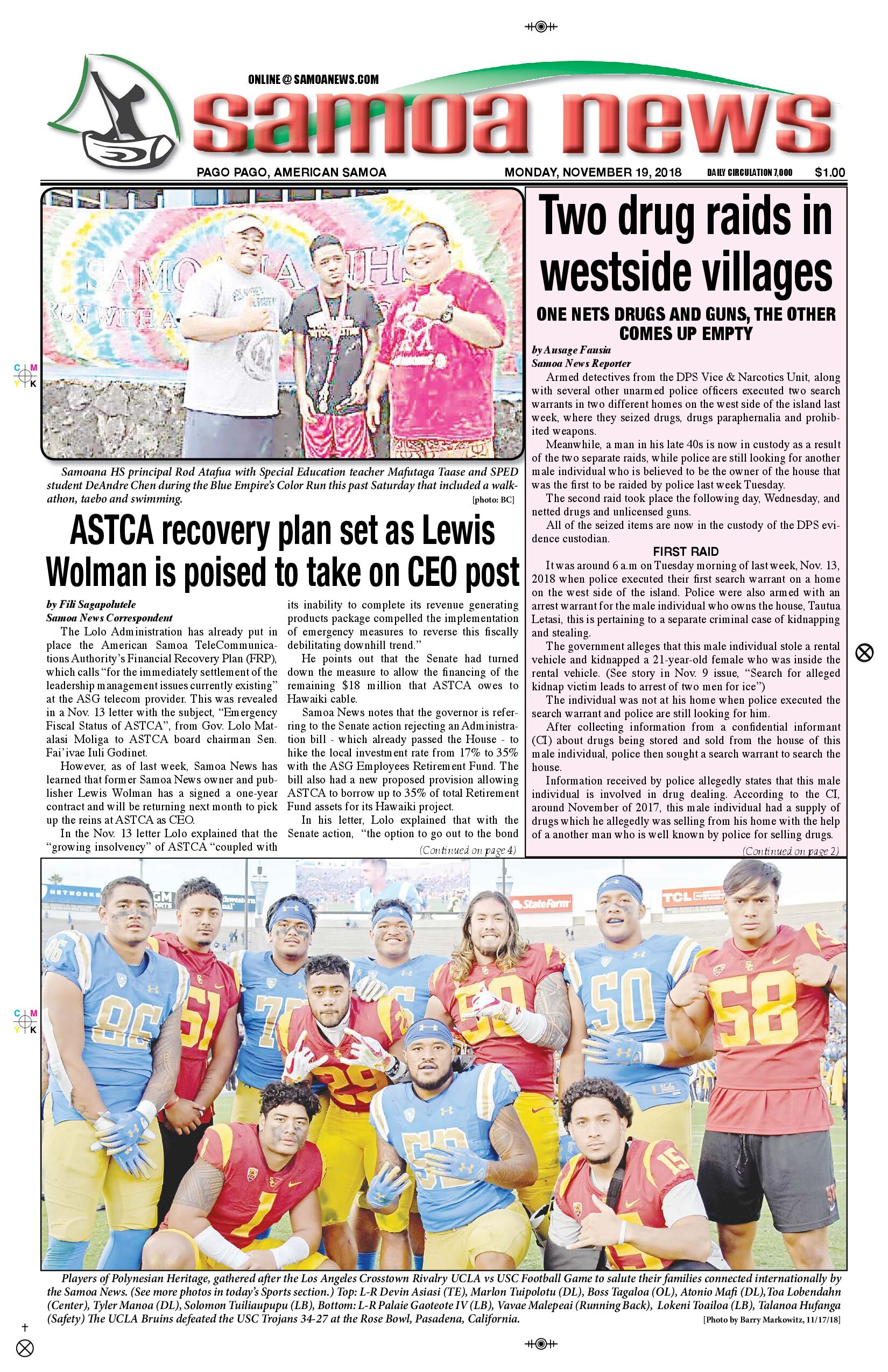 SN News Monday, November 19, 2018