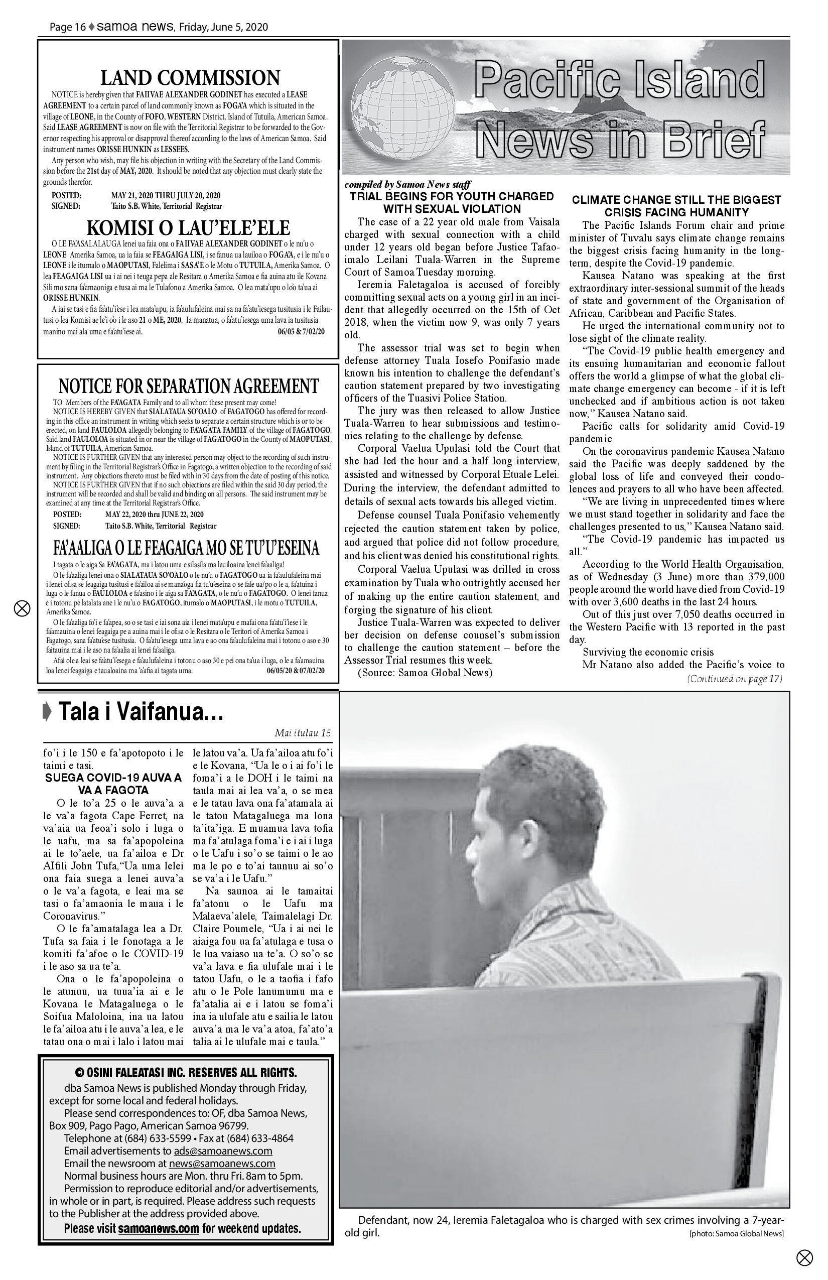 SN News-2 Friday, June 05, 2020