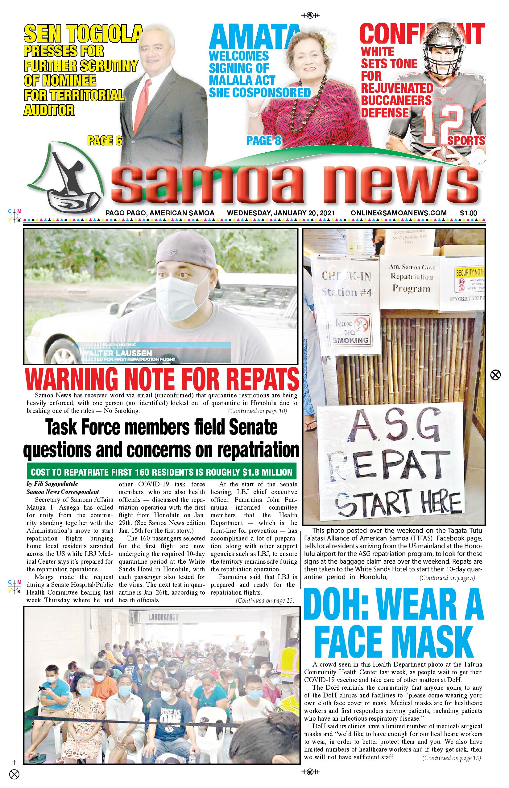 SN News Wednesday, Jan. 20, 2021