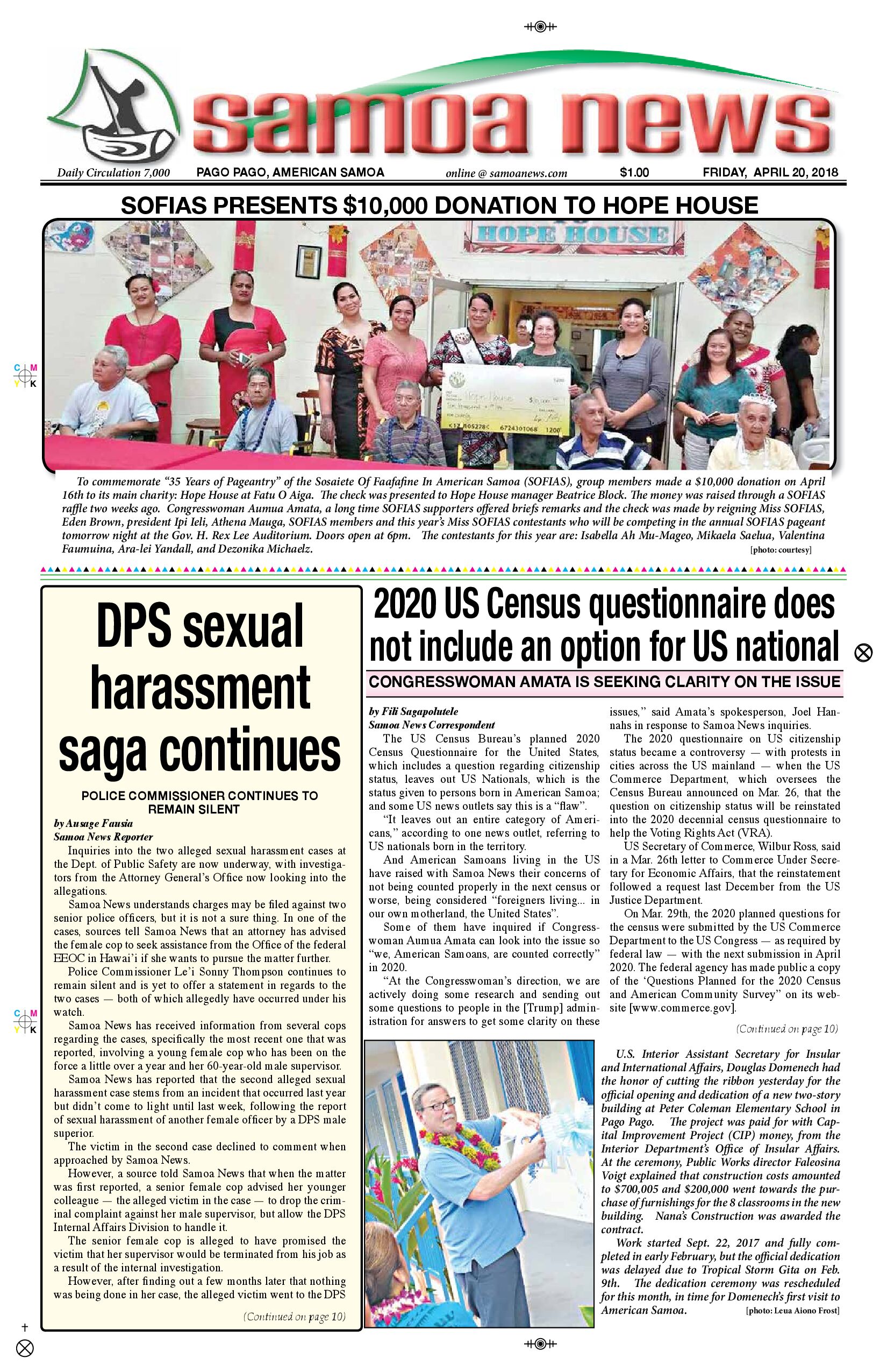 SN News Friday, April 20, 2018