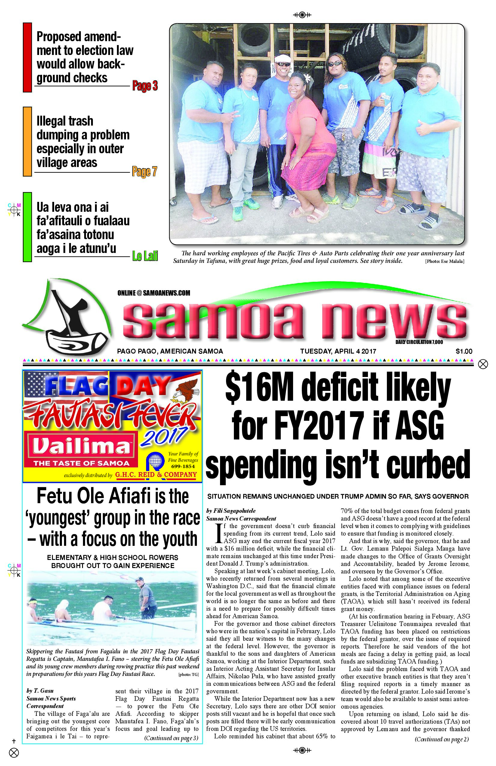 SN News Tuesday, April 4, 2017