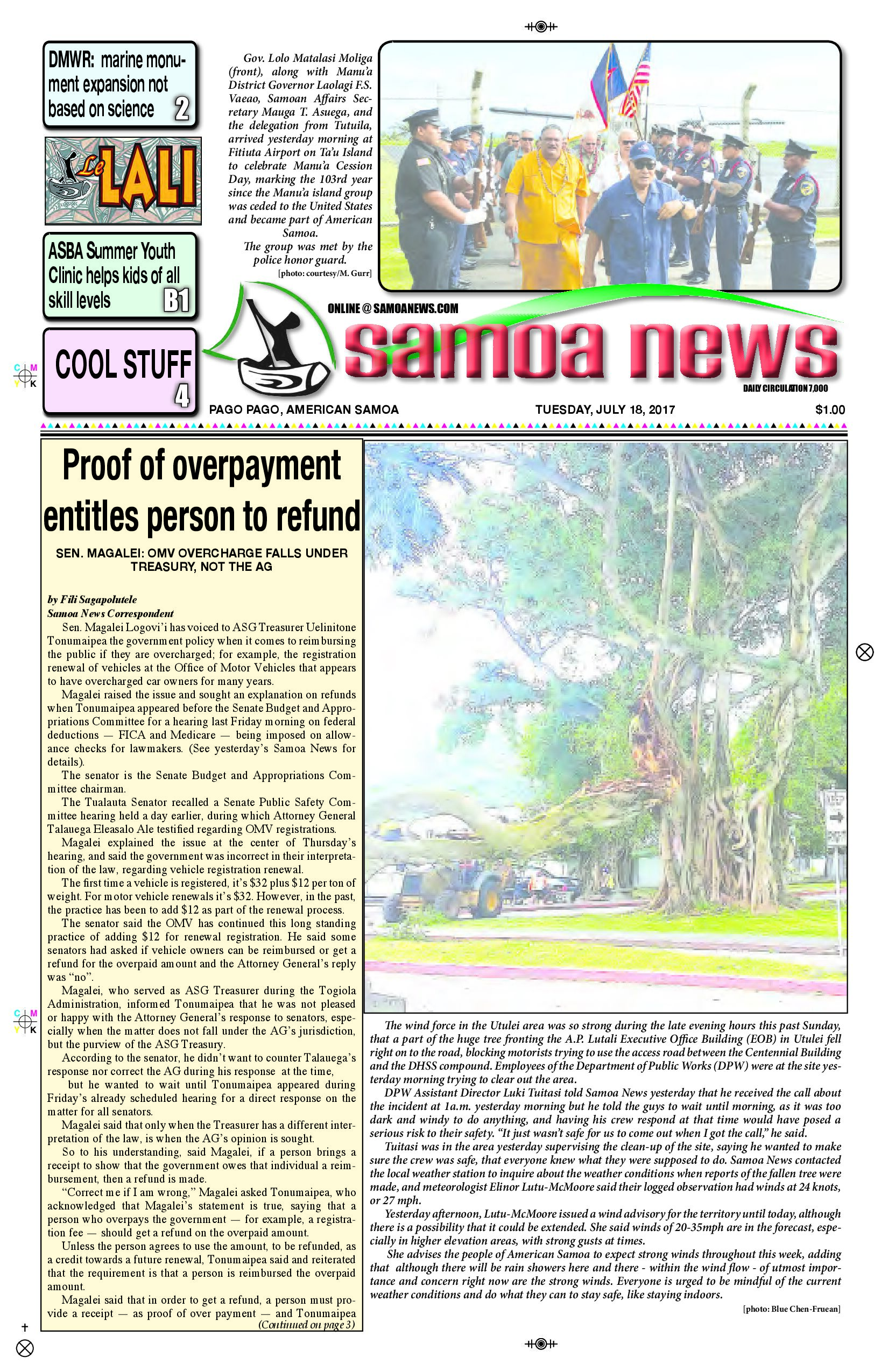 SN News Tuesday, July 18,  2017