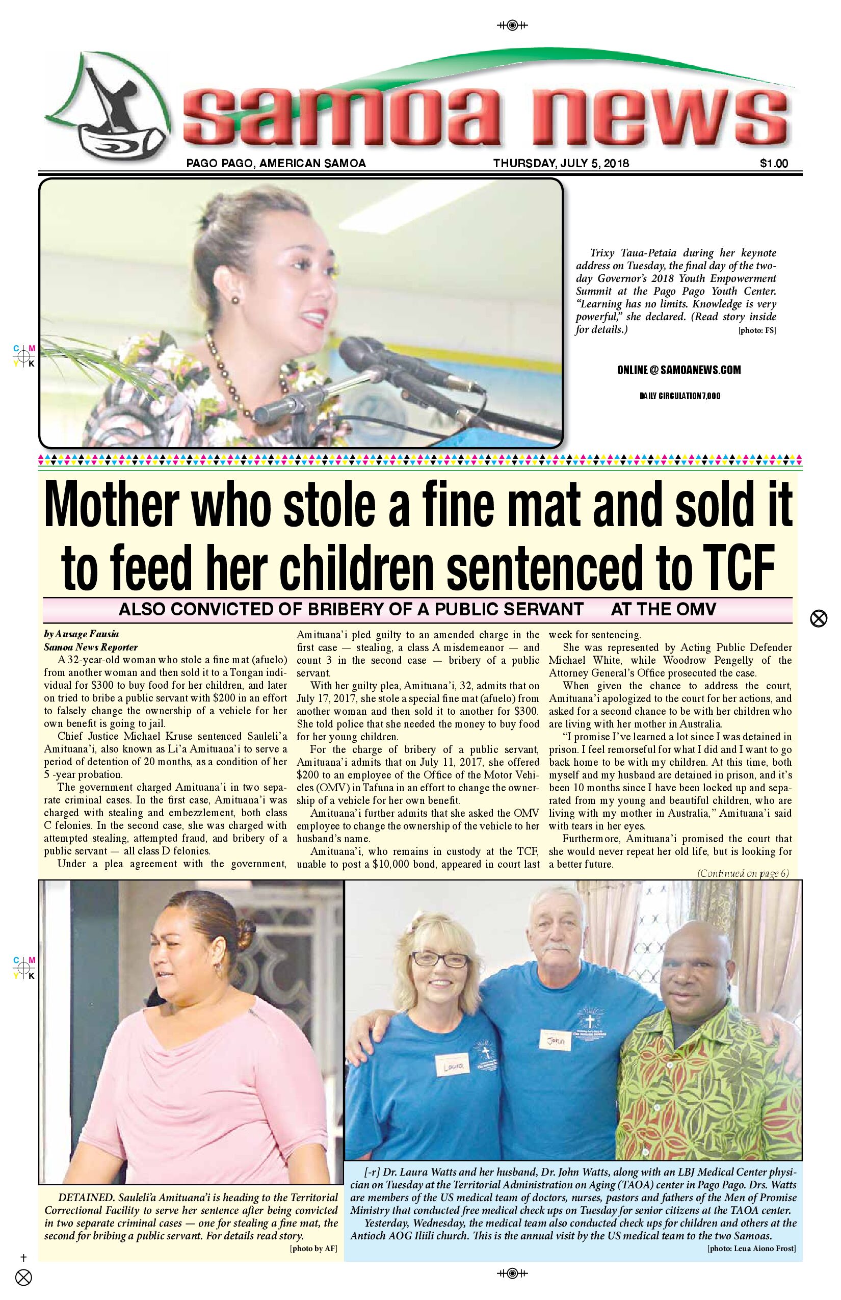 SN News Thursday, July 5, 2018