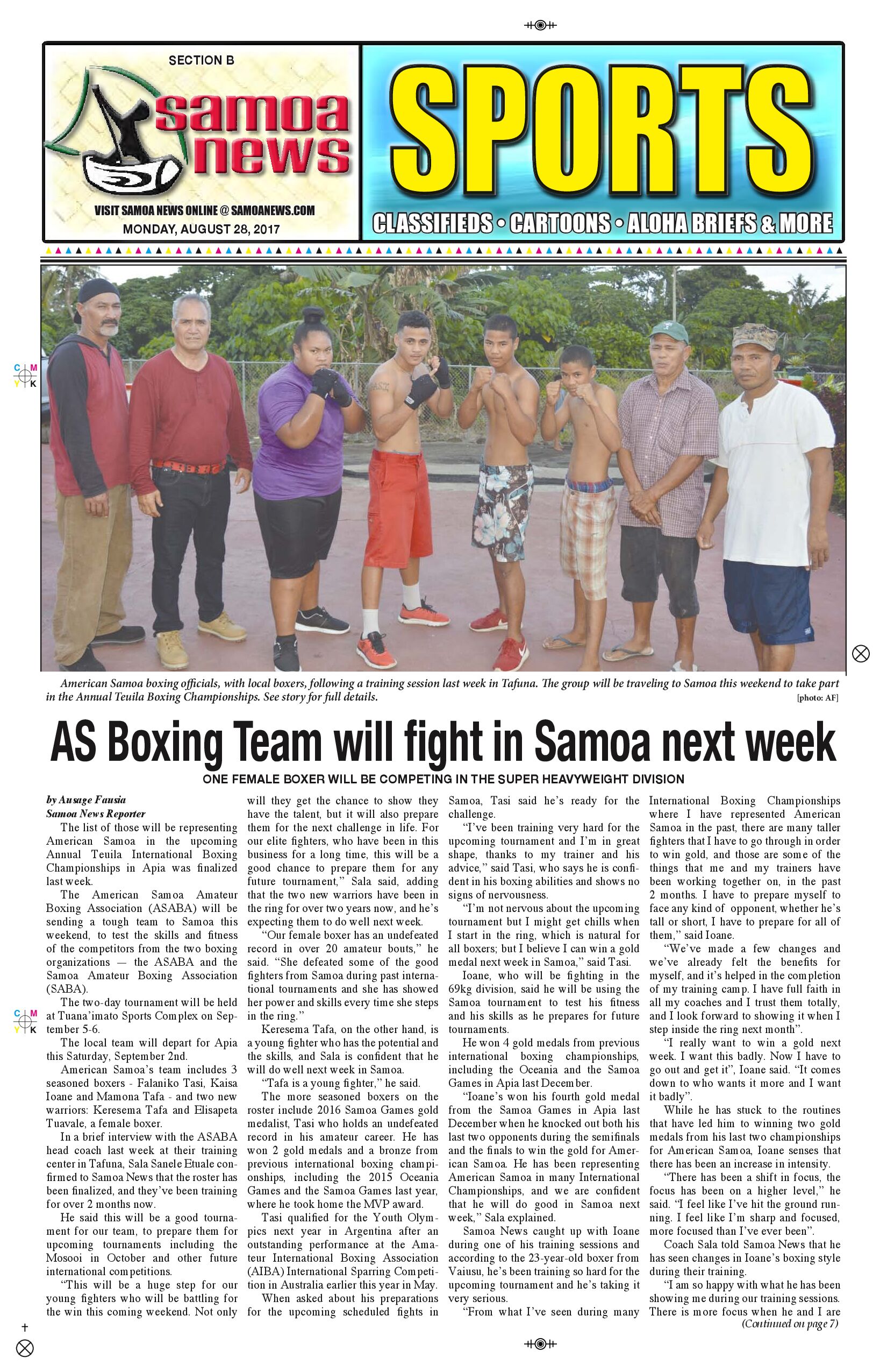 SN Sports Monday, Aug. 28, 2017