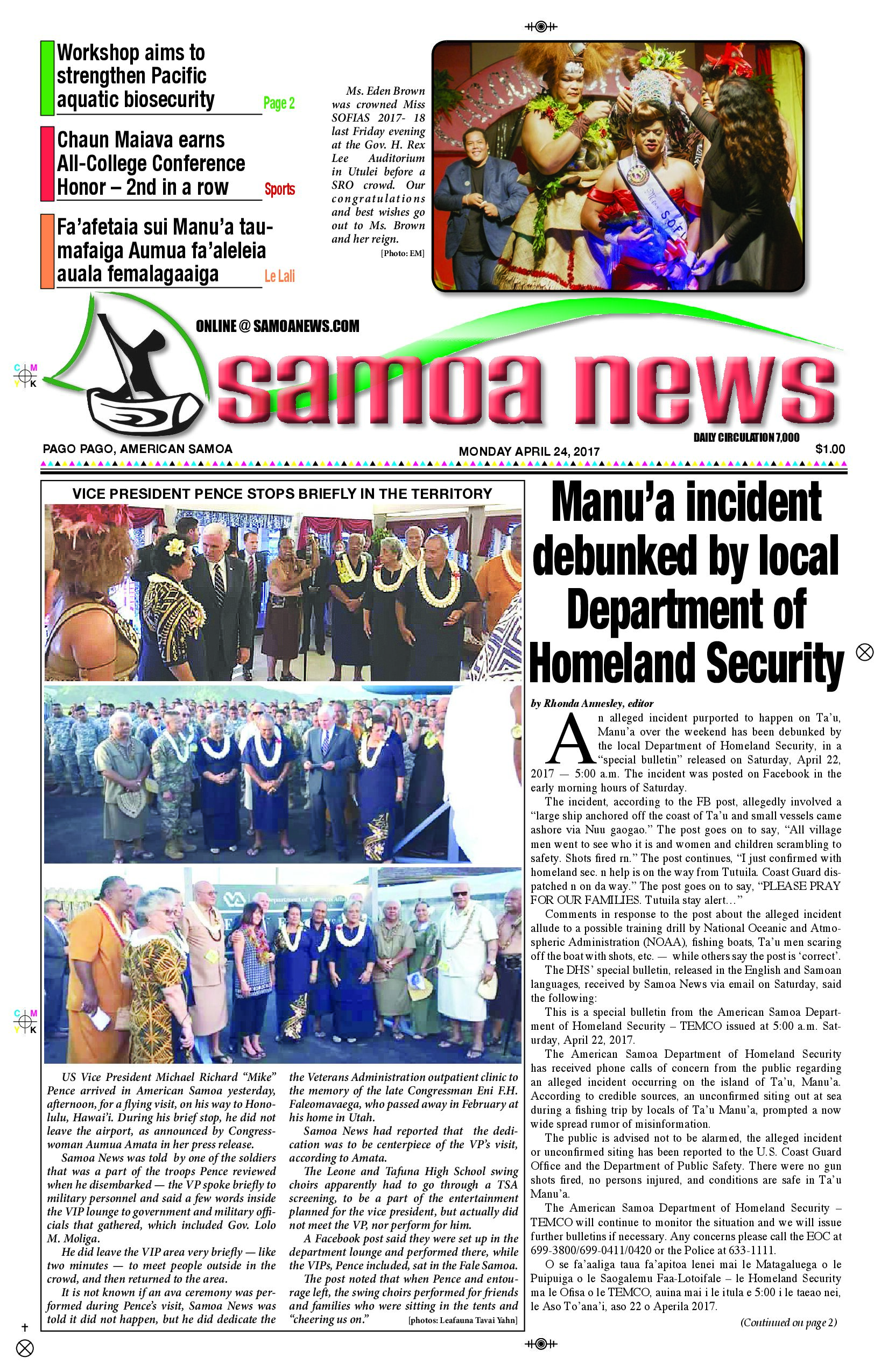 SN News Monday, April 24, 2017