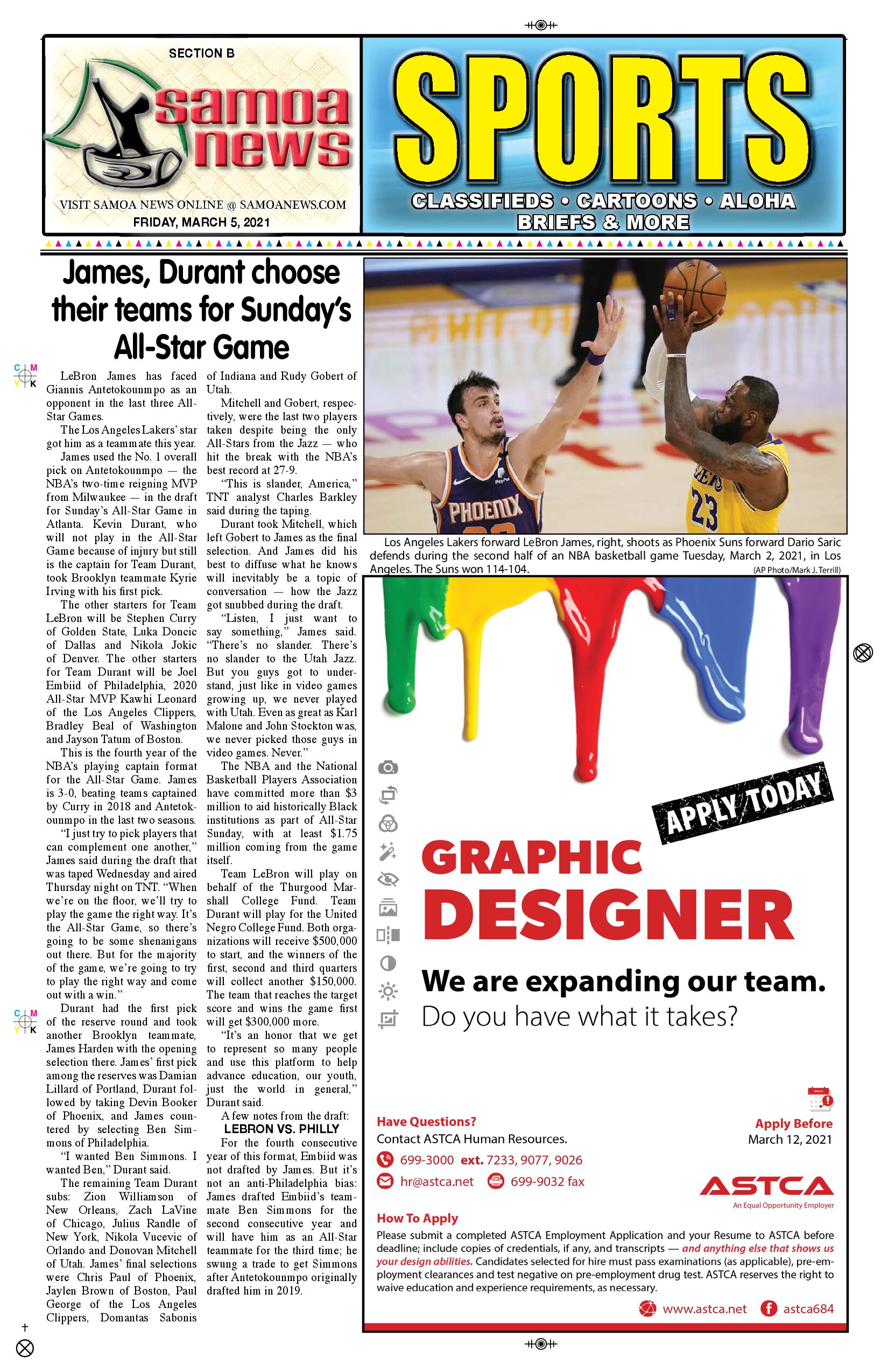 SN Sports Friday, March 05, 2021