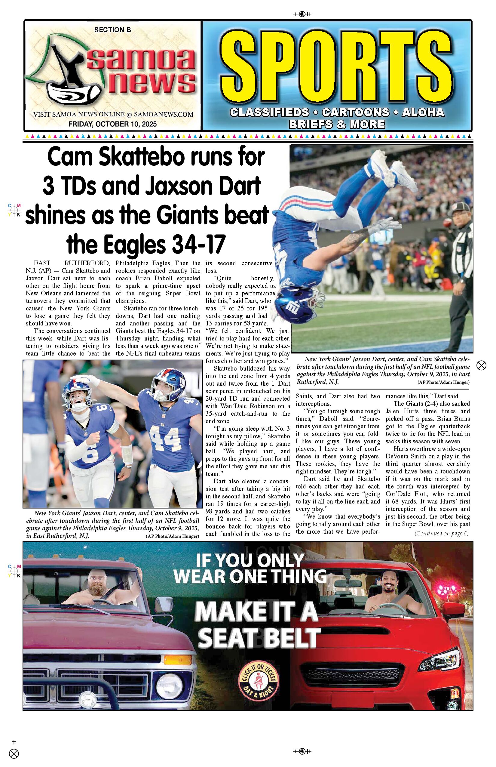 SN Sports Friday, October 10, 2025