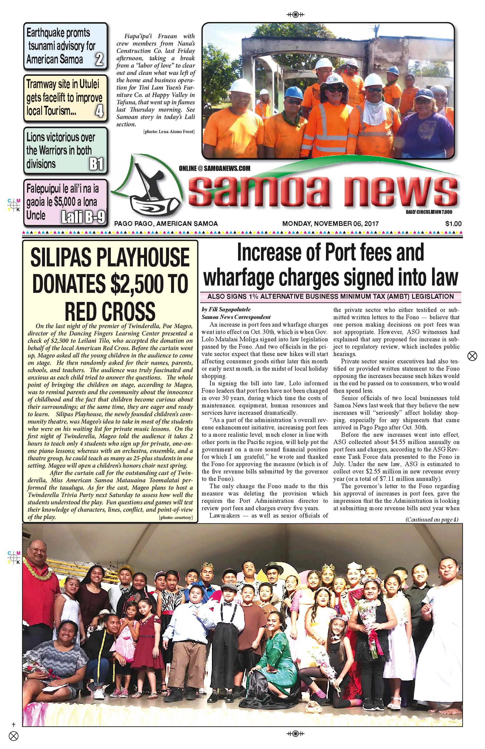 SN News Monday, Nov. 06, 2017