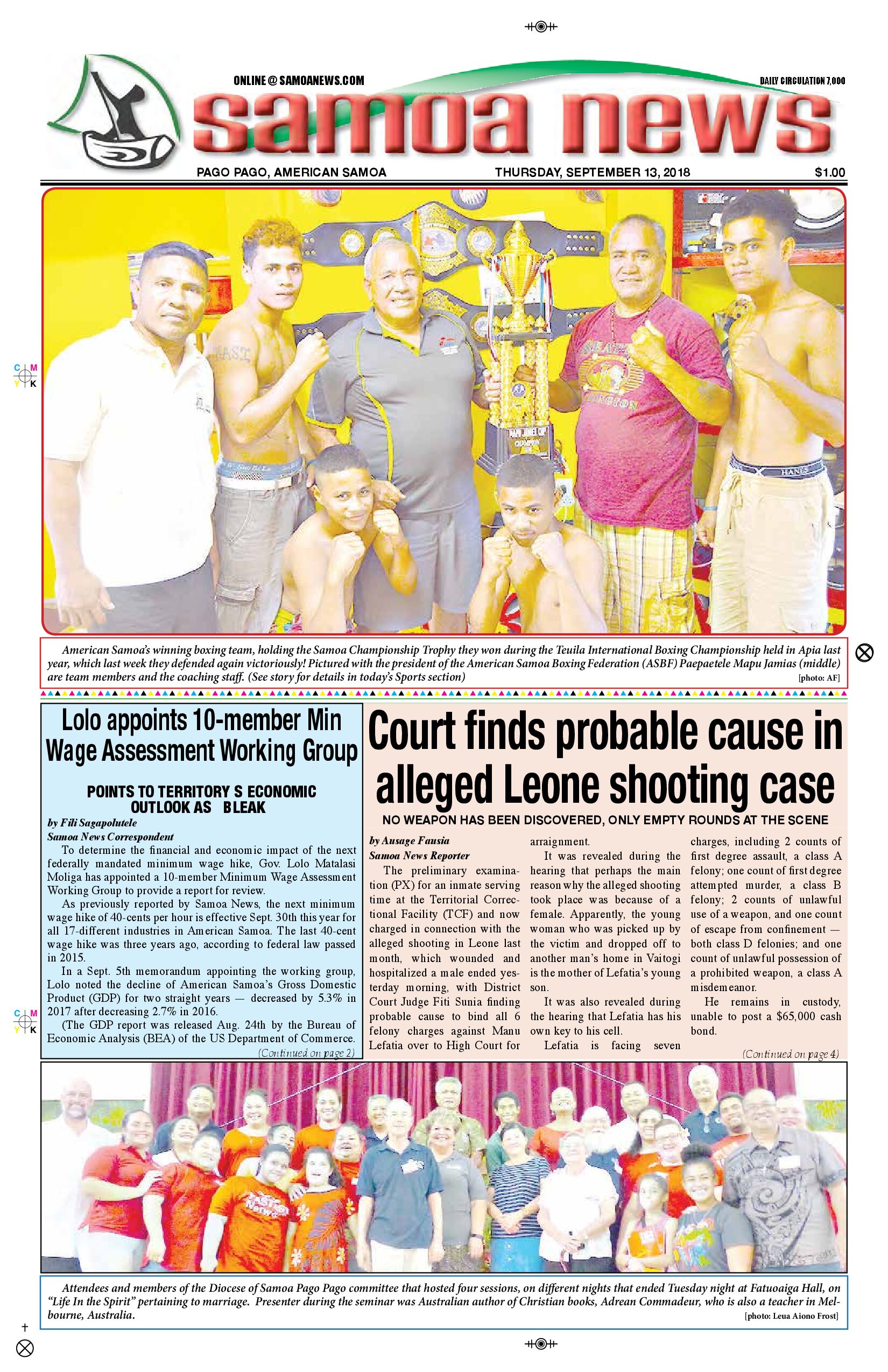 SN News Thursday, September 13, 2018