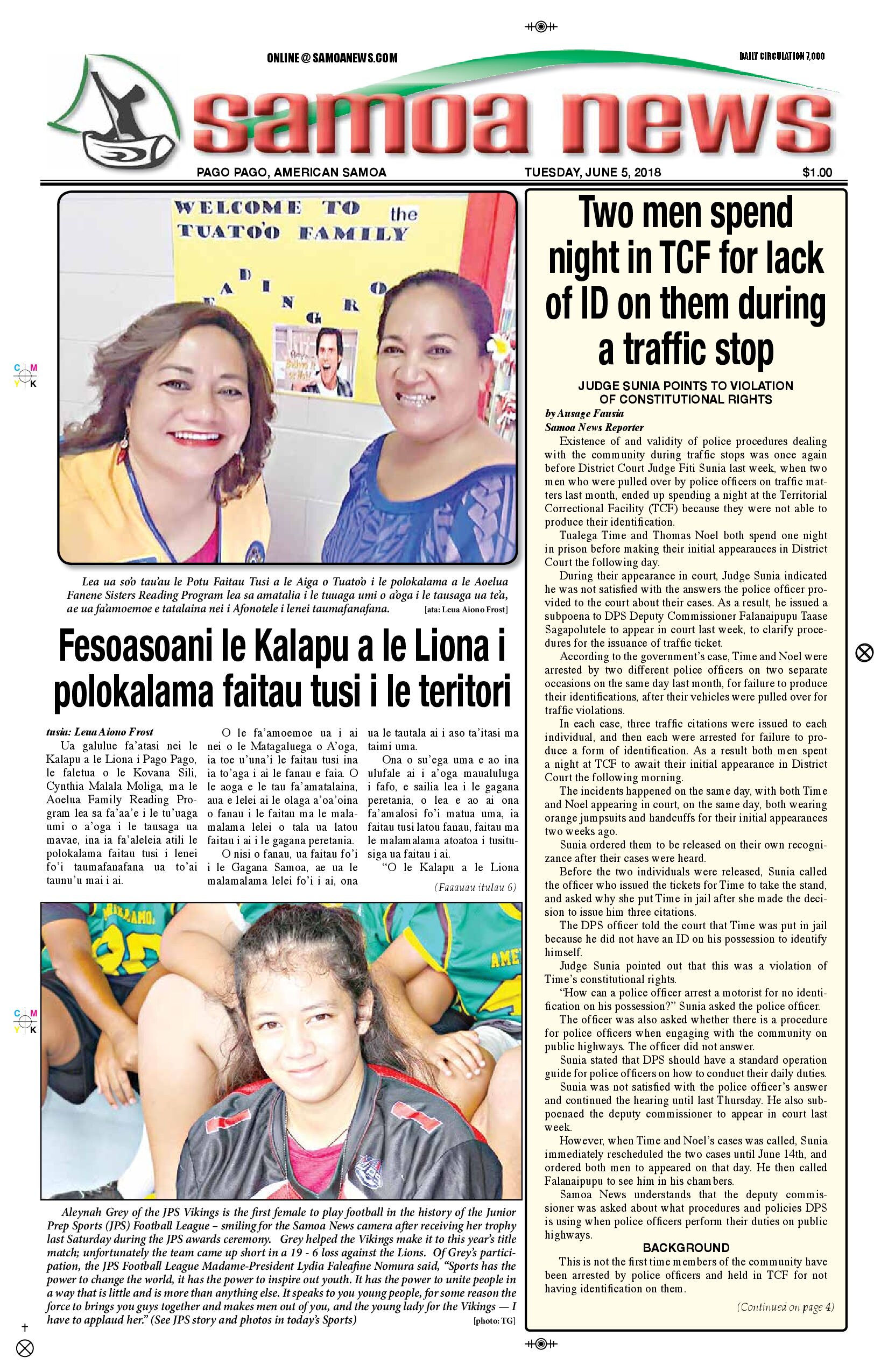 SN News Tuesday, June 05, 2018