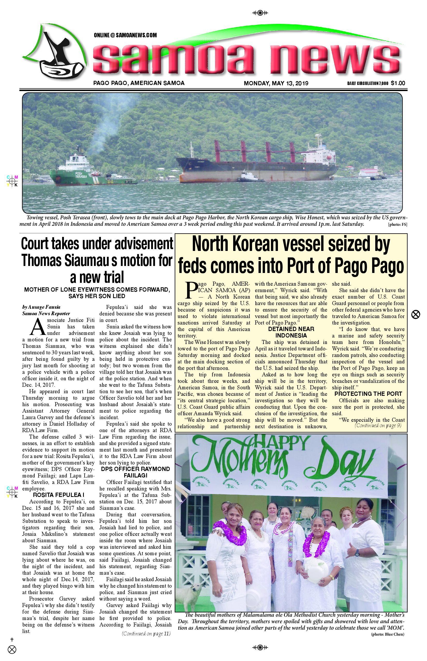 SN News Monday, May 13, 2019