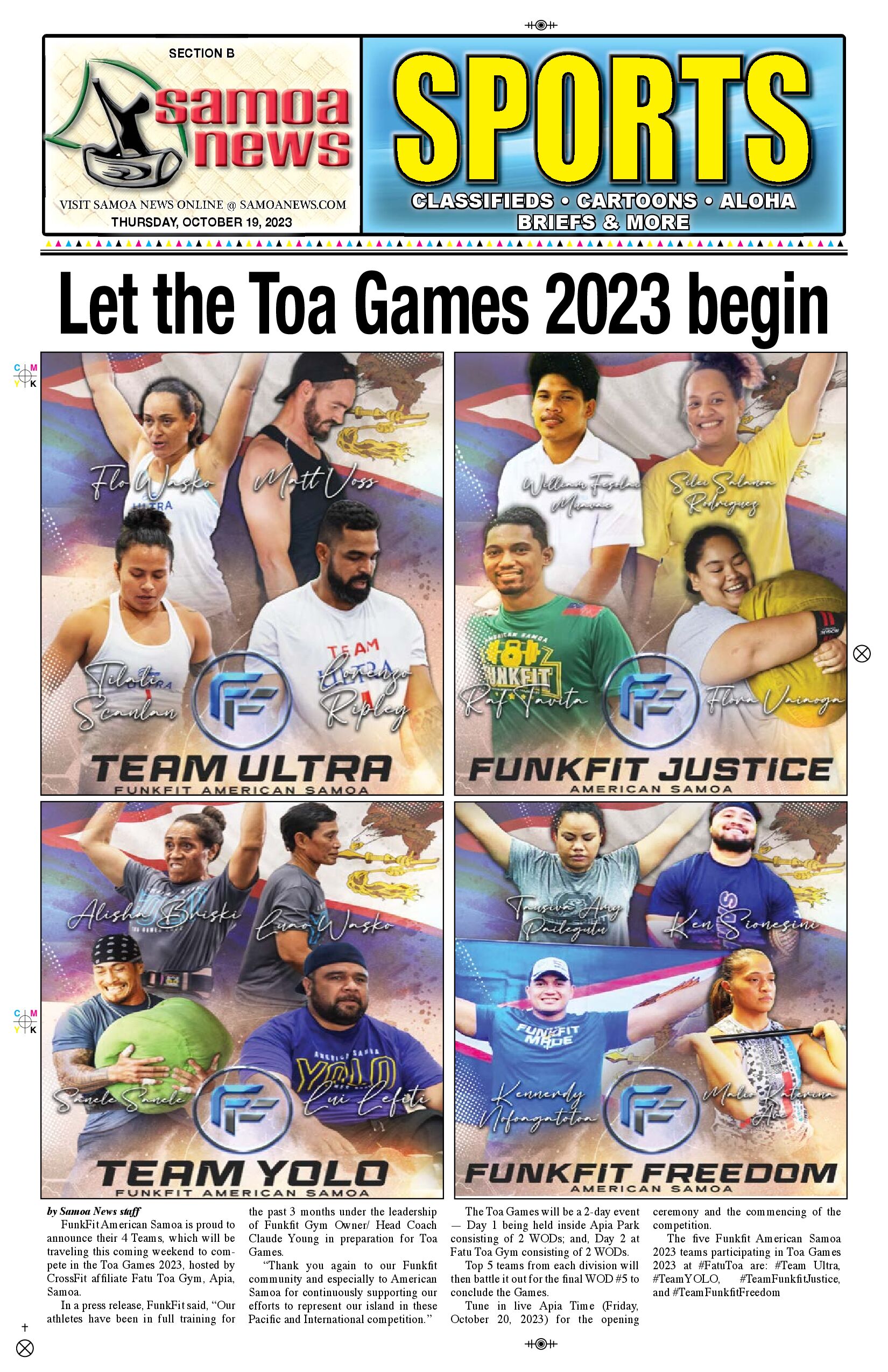 SN Sports Thursday, October 19, 2023