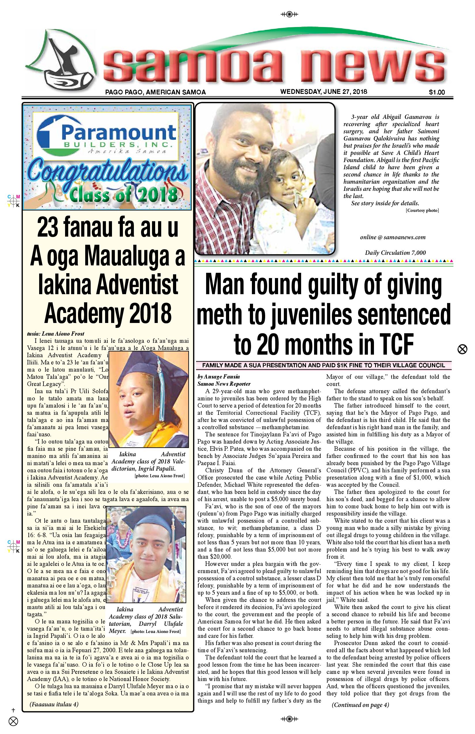 SN News Wednesday, June 27, 2018