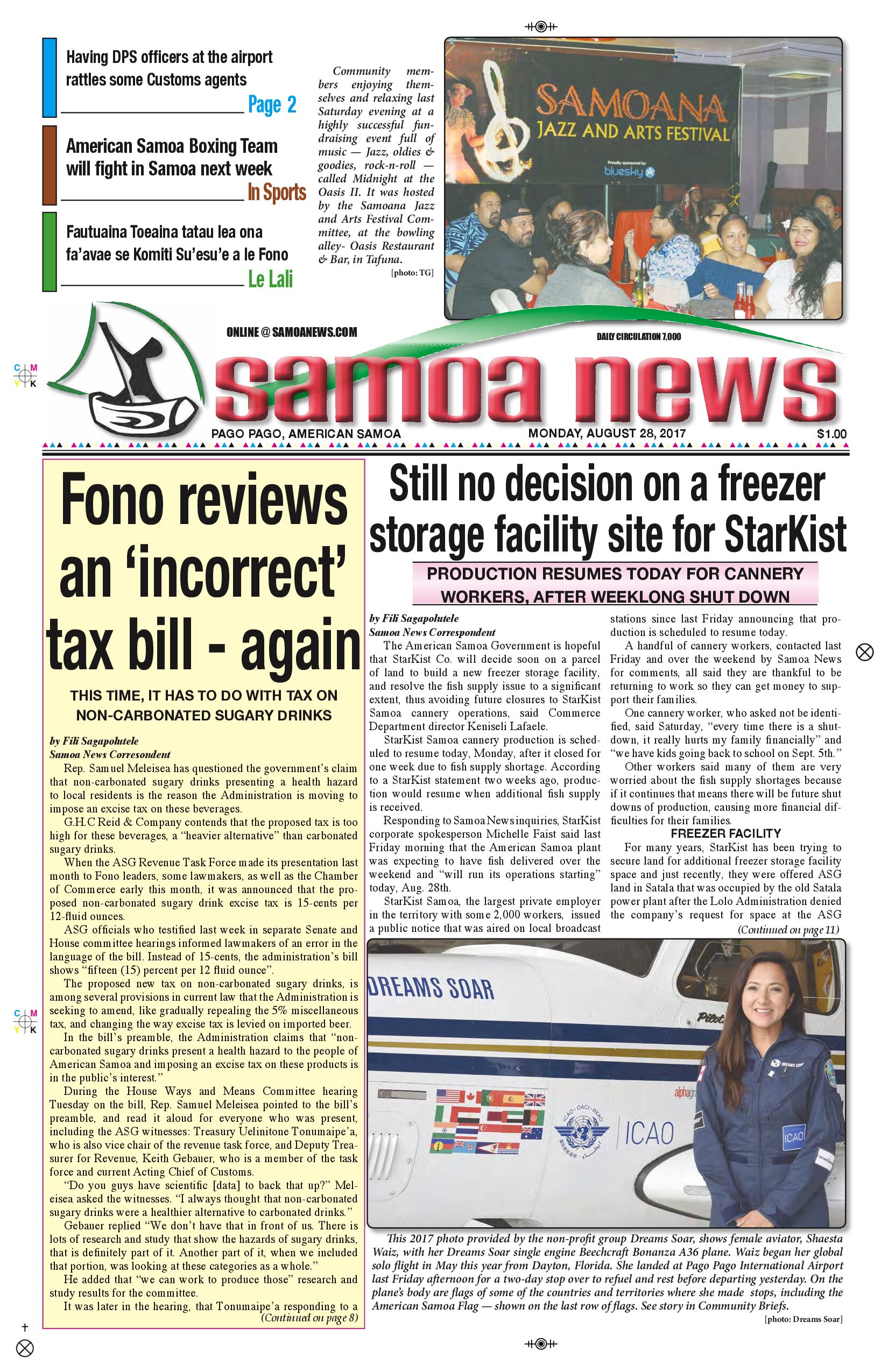 SN News Monday, Aug. 28, 2017