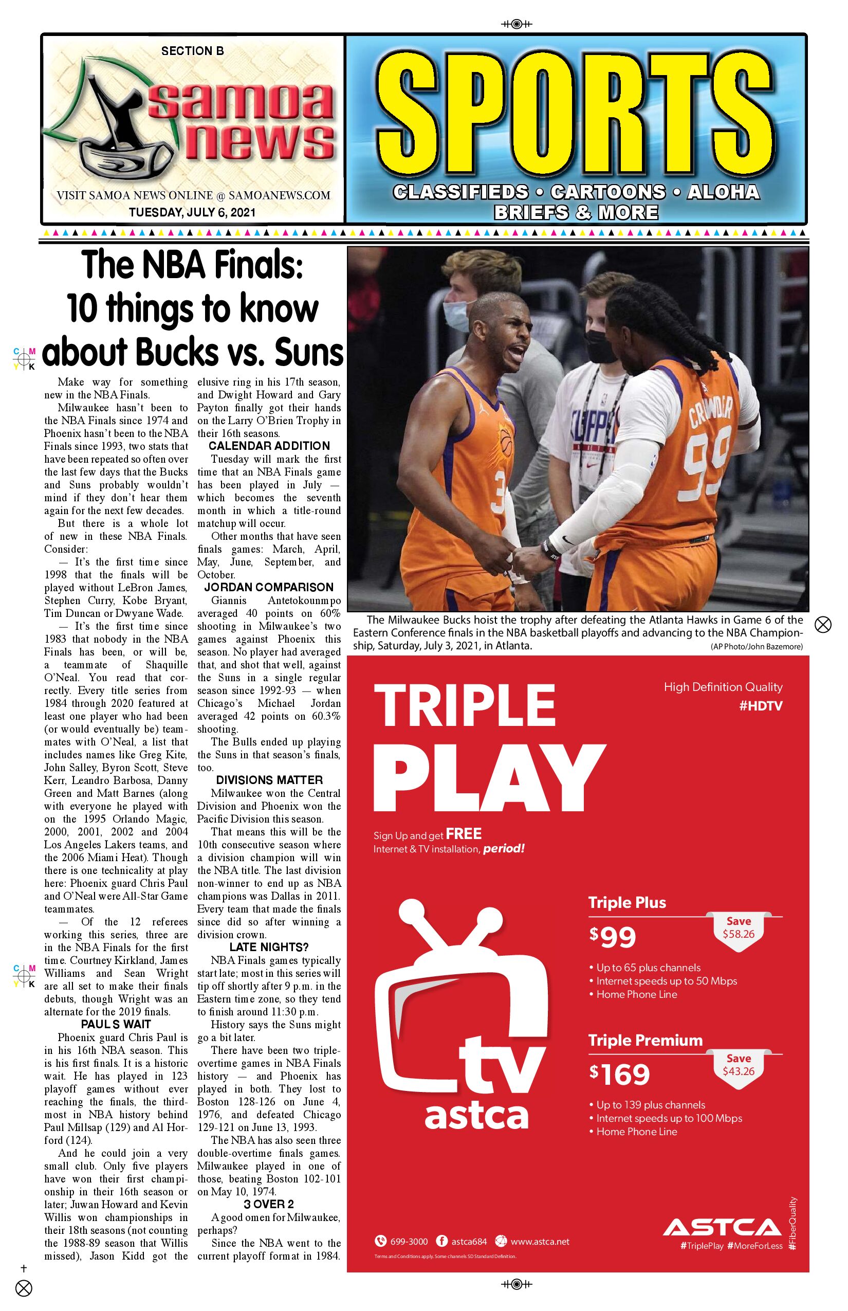 SN Sports Tuesday, July 06, 2021