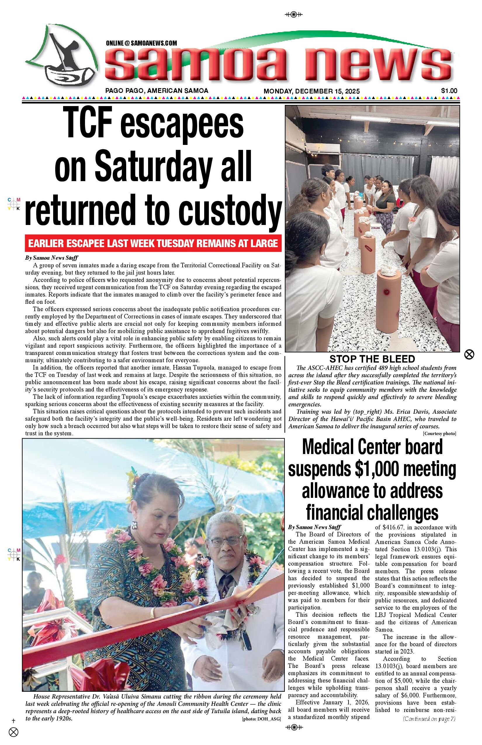 SN News Monday, December 15, 2025