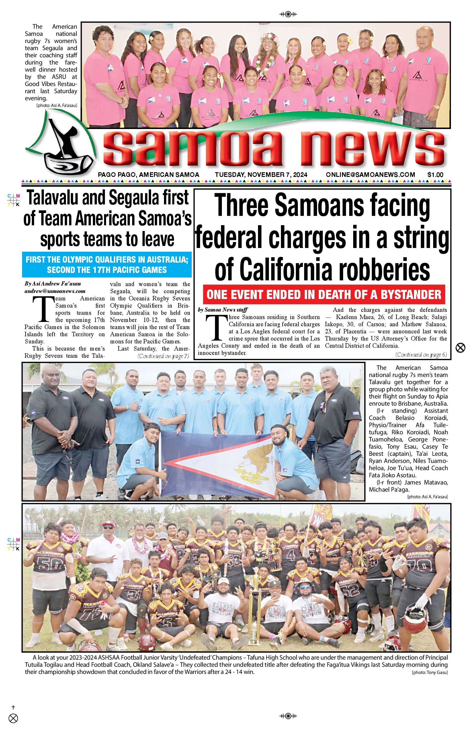 SN News Tuesday, November 07, 2023