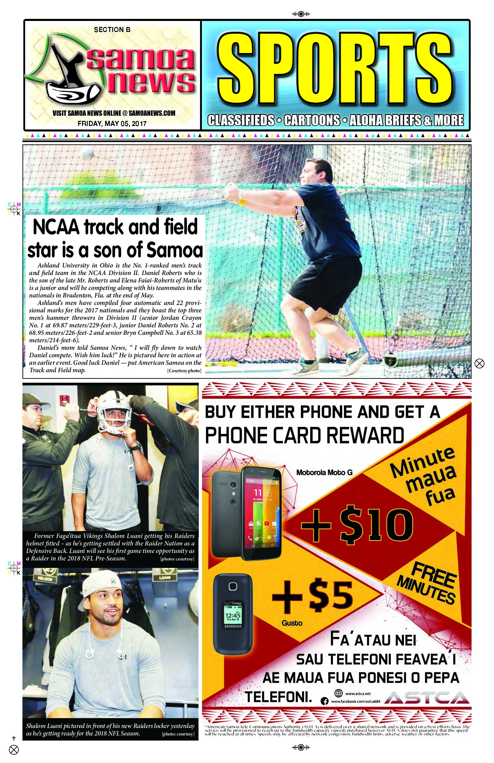 SN Sportss Friday, May 05, 2017