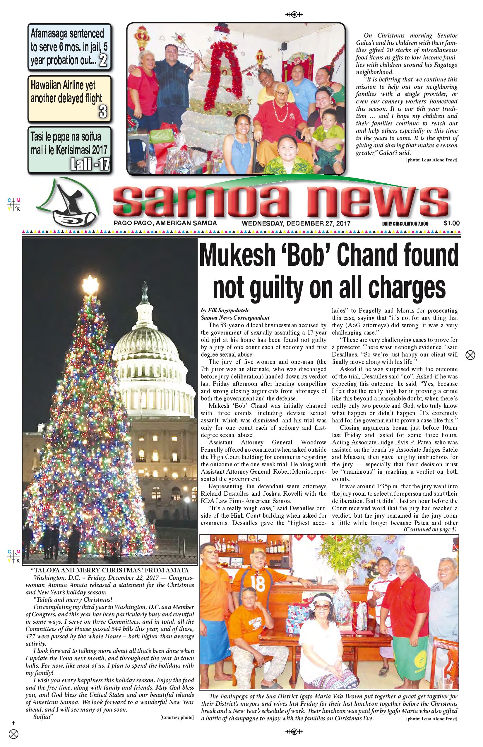 SN News Wednesday Dec. 27, 2017