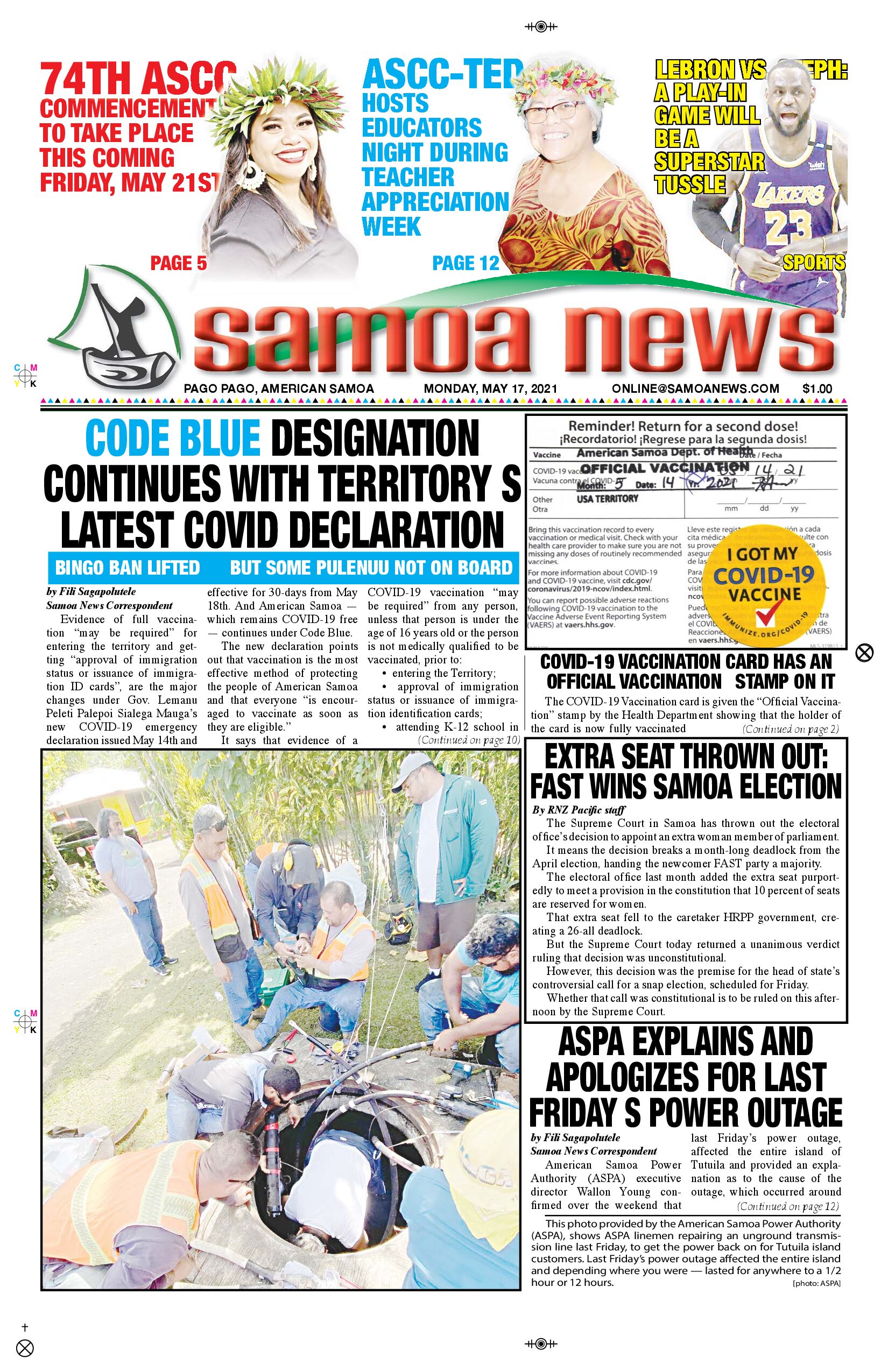 SN News Monday, May 17, 2021