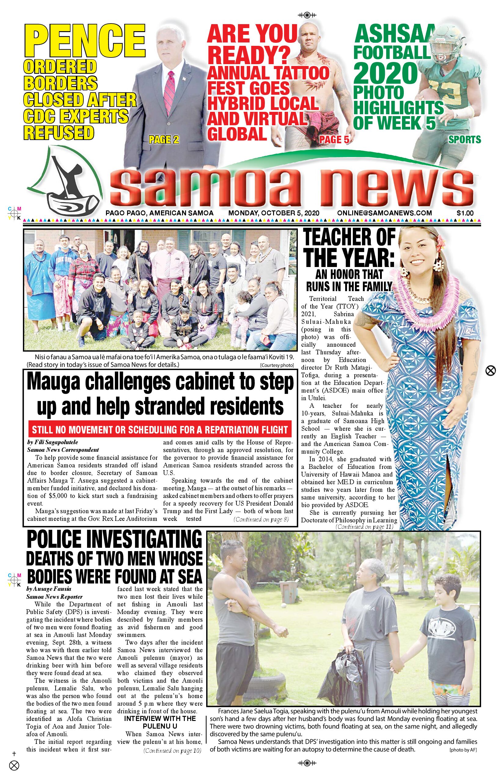 SN News Monday, Oct. 05, 2020