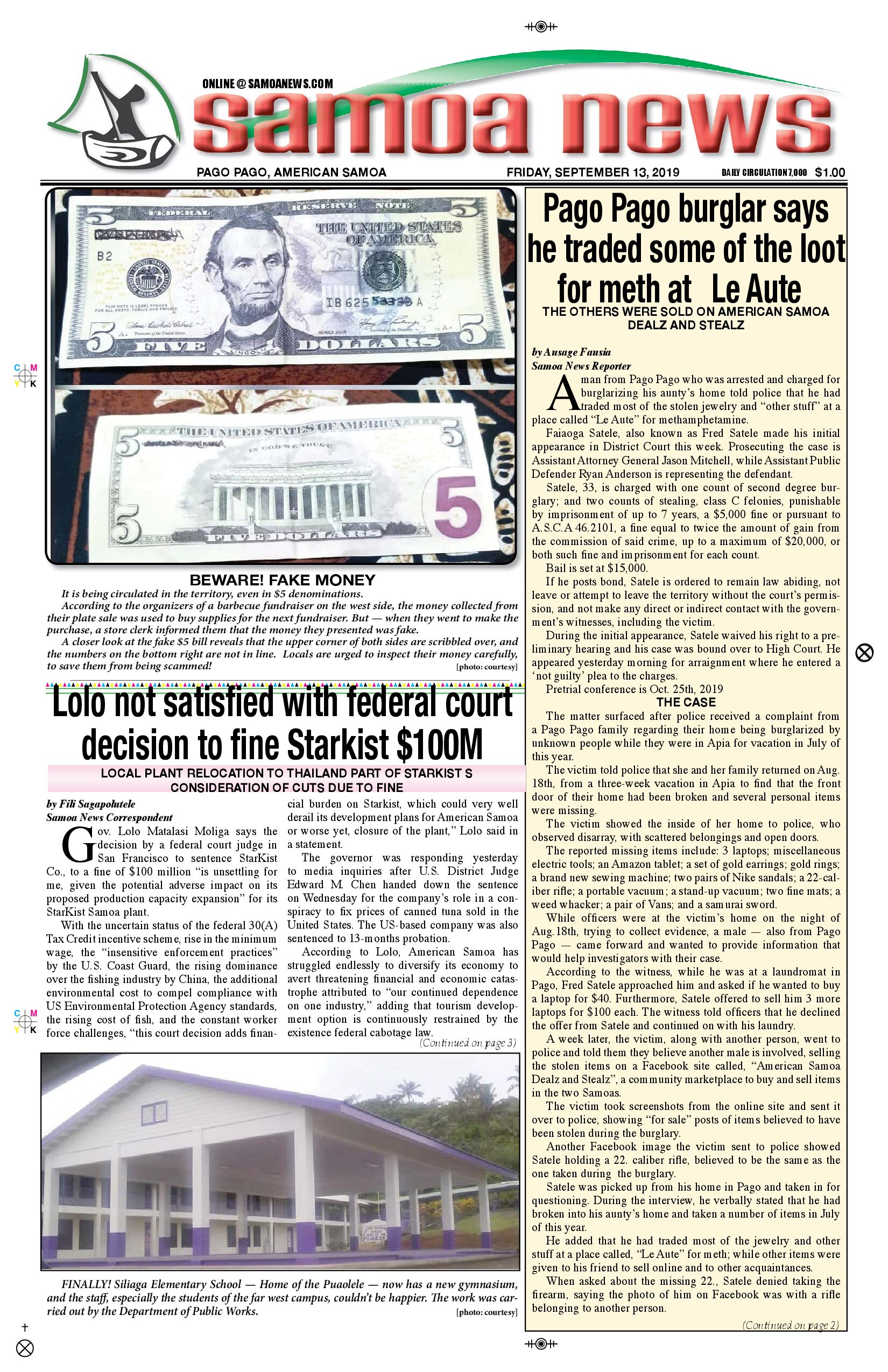 SN News Friday, September 13, 2019