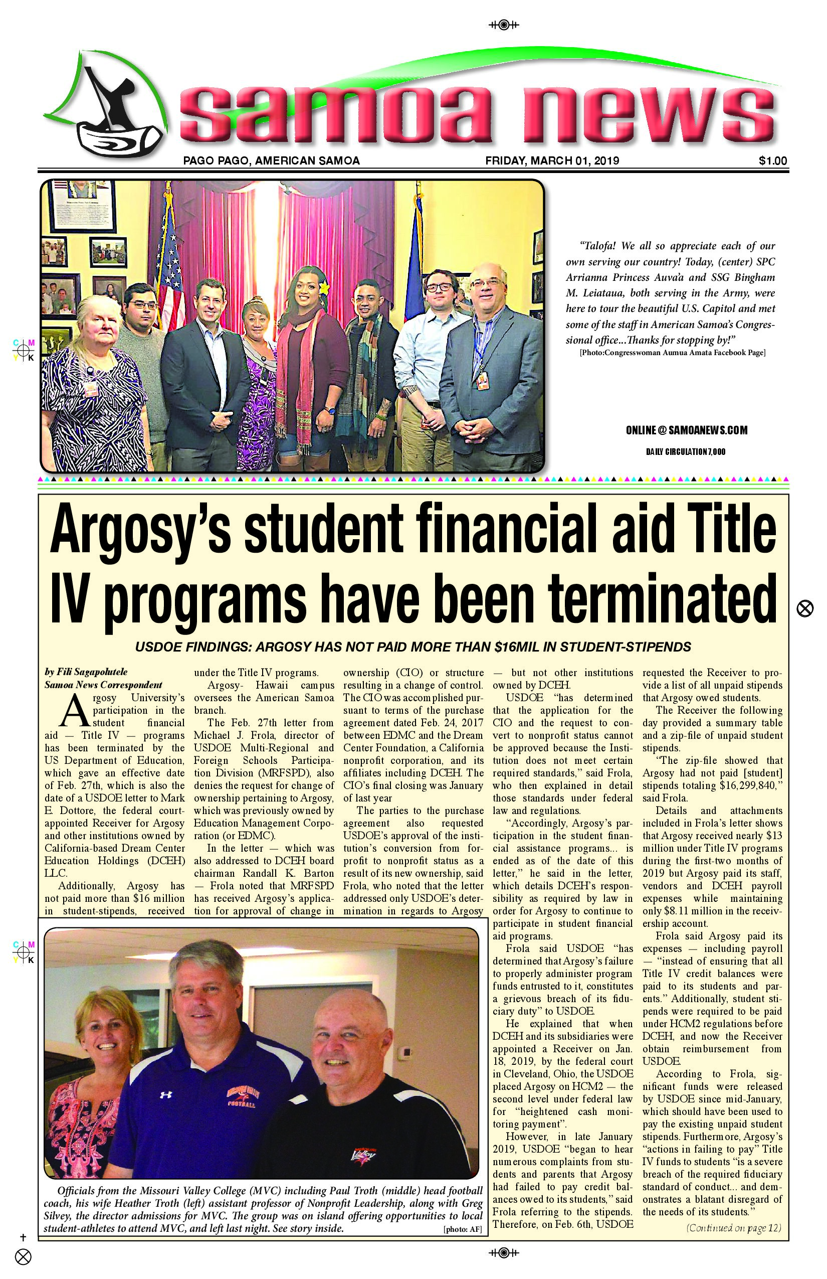 SN News Friday, March 01, 2019