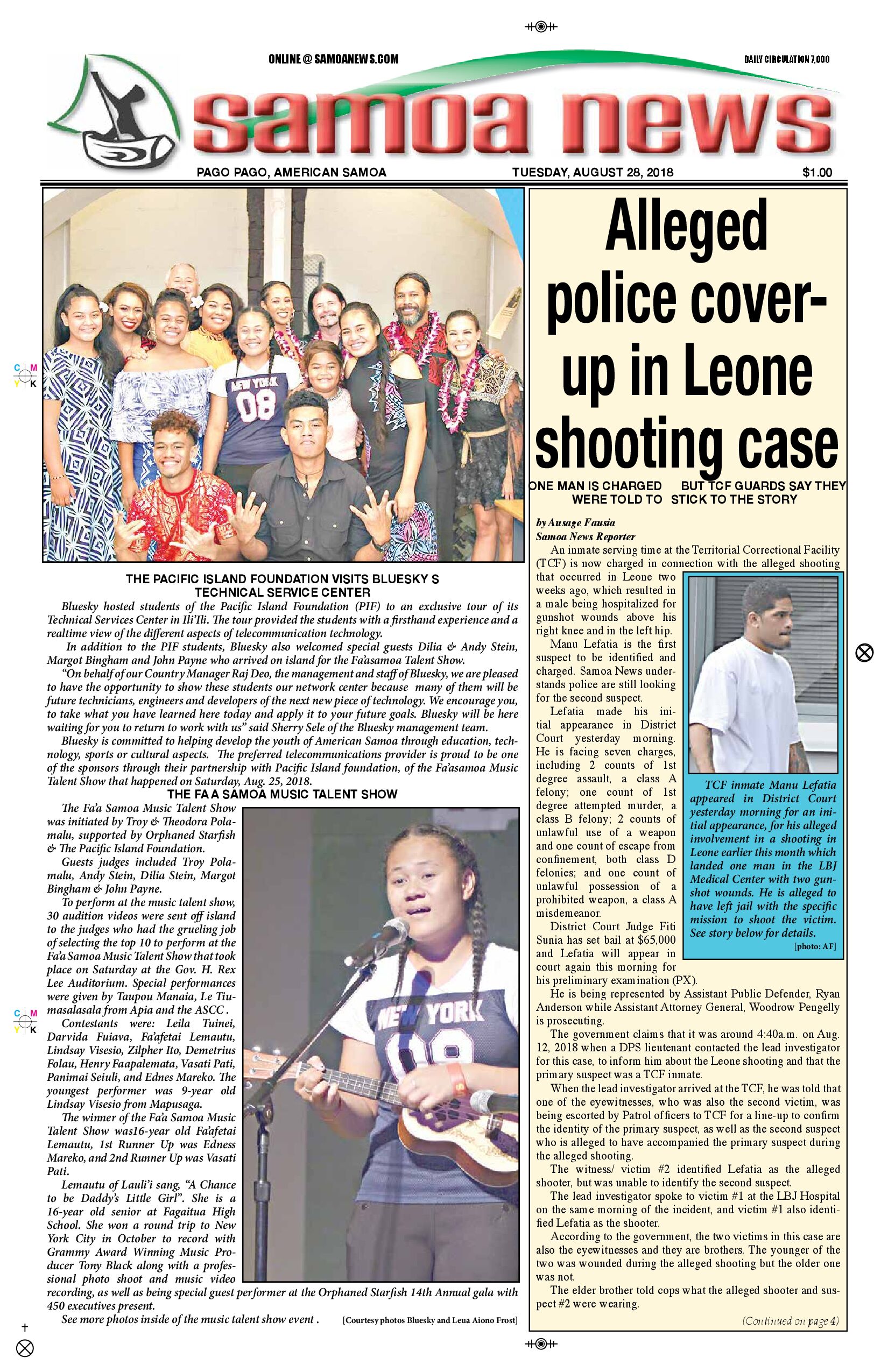 SN News Tuesday, August 28, 2018